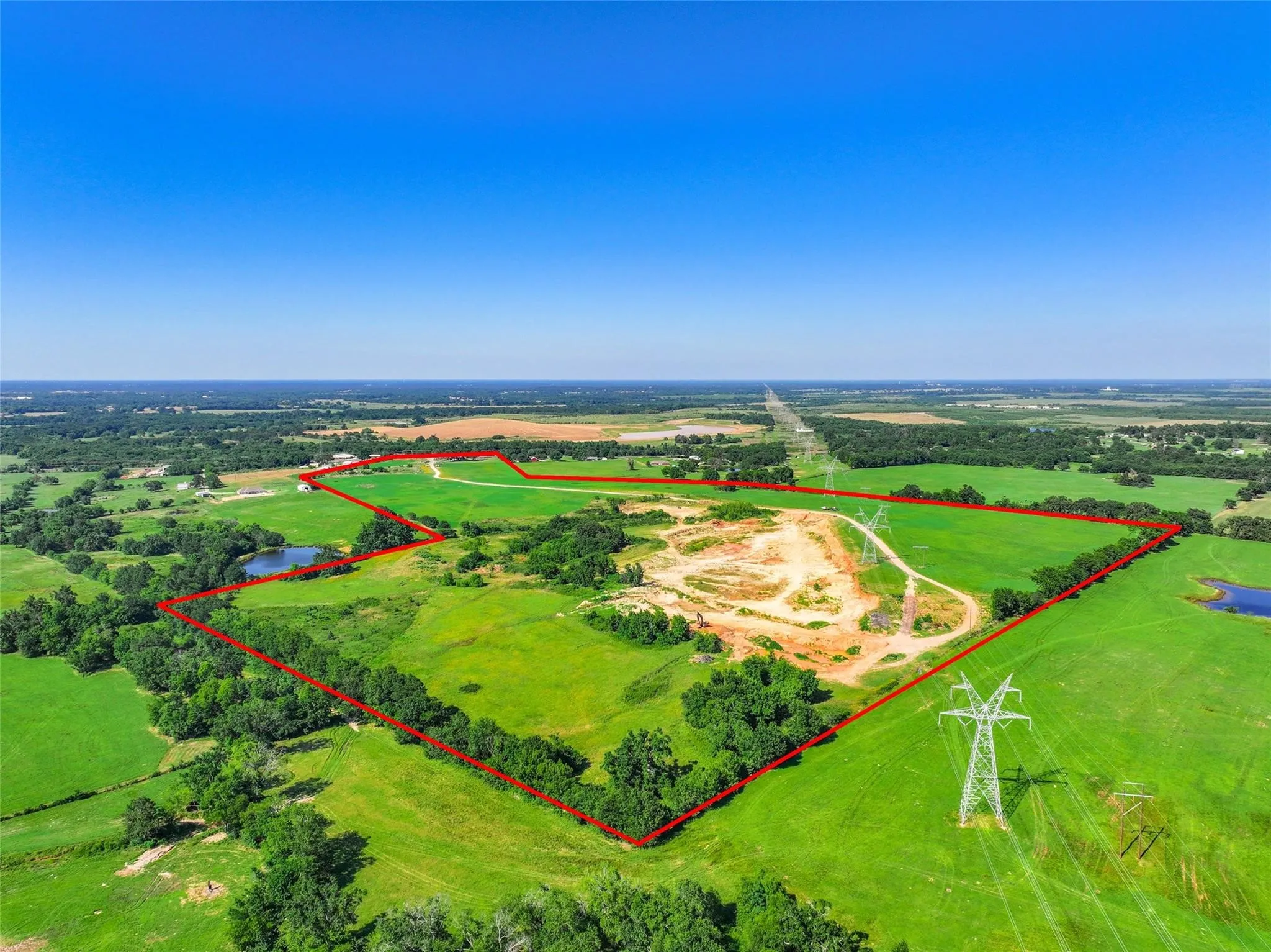 Aerial view featuring a rural view