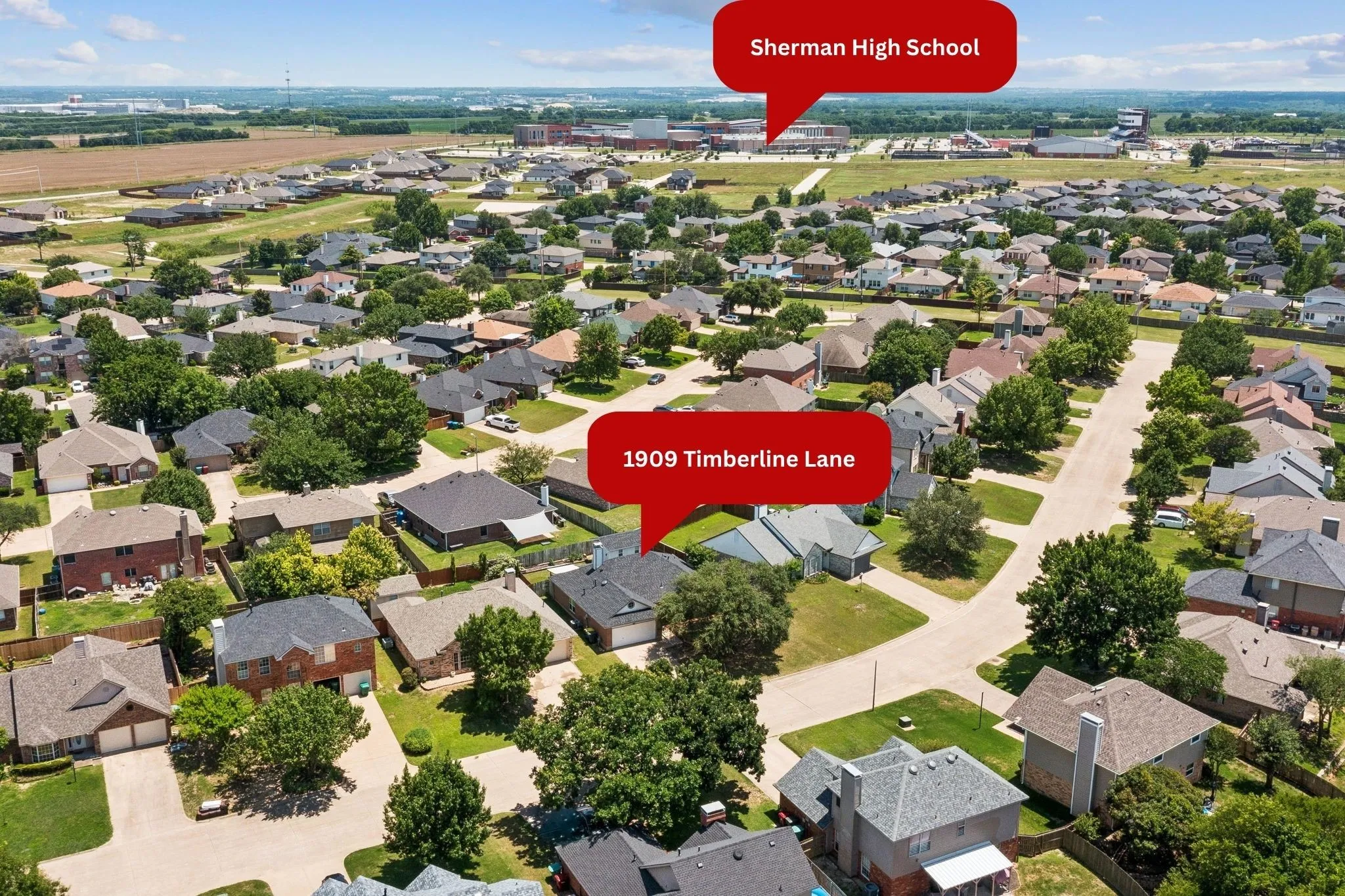 Single Family Residence For Sale in Grayson County , 1909 Timberline Lane, Sherman, Texas 75092, 3 Bedroom, 2 Bathroom, 2 Garage spaces, 1,361 Sqft, built in 1990, mls#21285103, Real Estate Agent in Sherman, Homes For Sale in Grayson county, Homes For Sale in Sherman, Realtor in Sherman Texas, Real Estate Brokerage Independent Realty Texas, Luminita Cordes Realtor