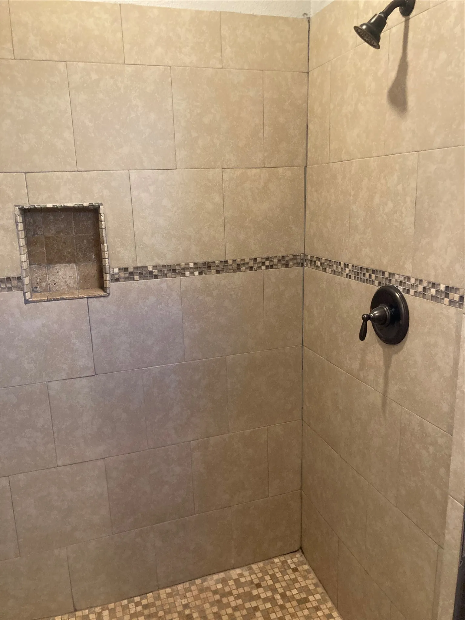 Primary bathroom walk in shower