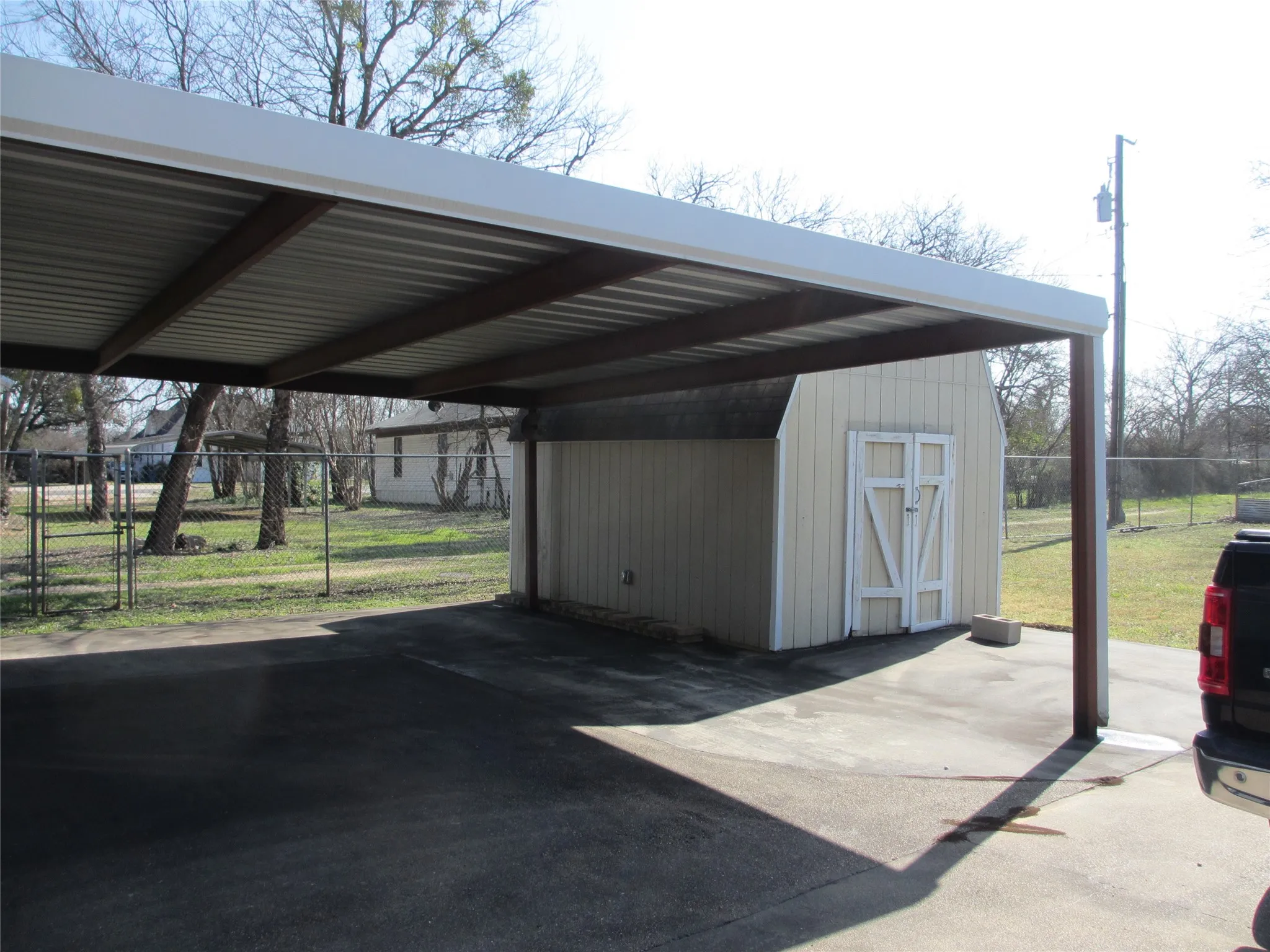 double parking car port
