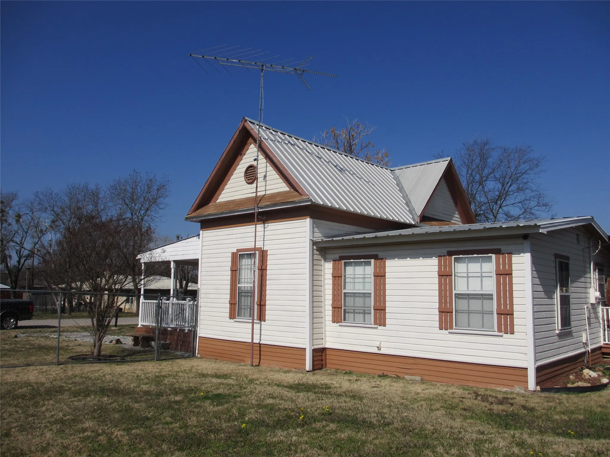 East side of home