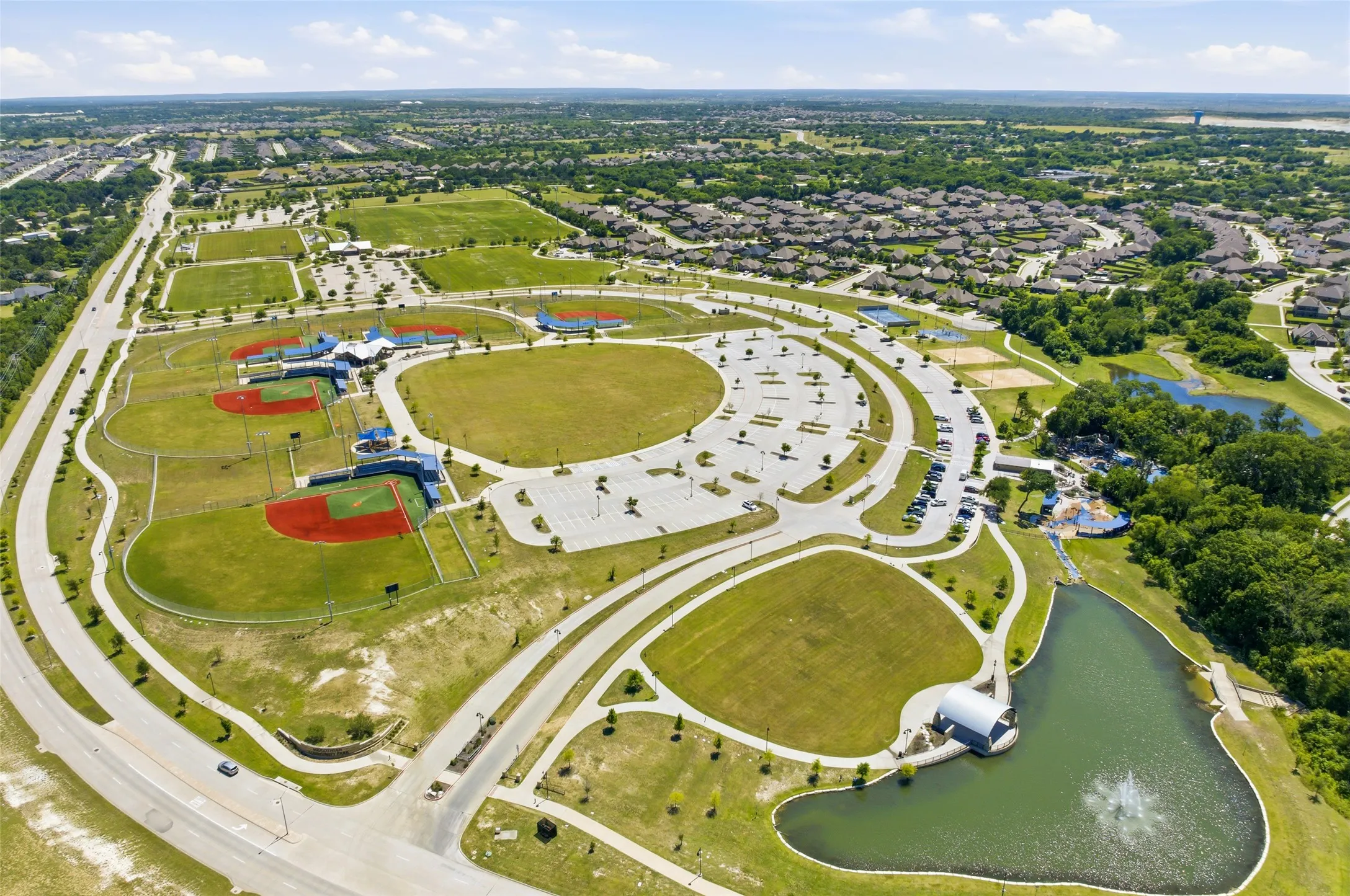Walk to 105-acre Midlothian Community Park