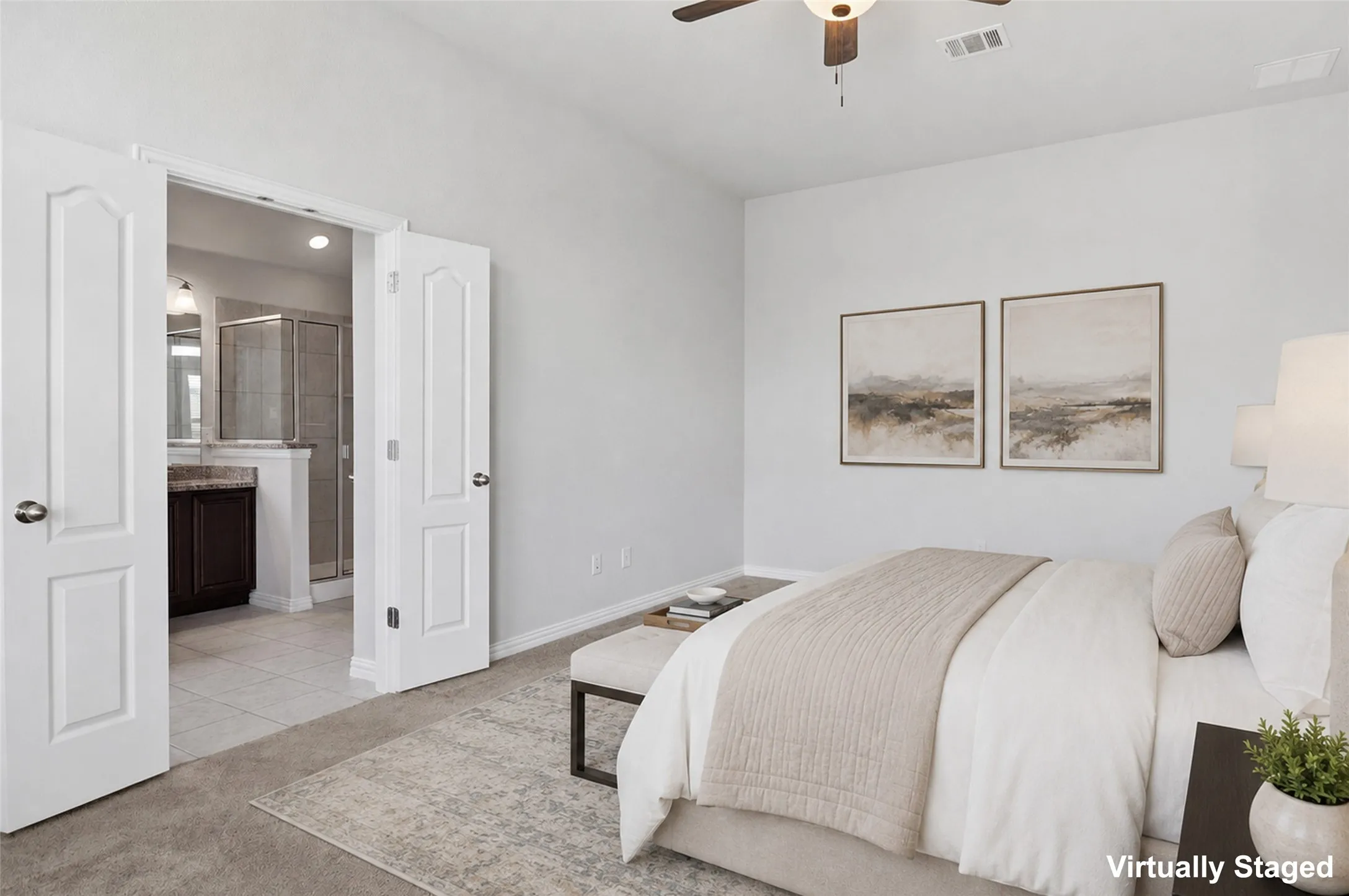 Primary Bedroom - Virtually Staged