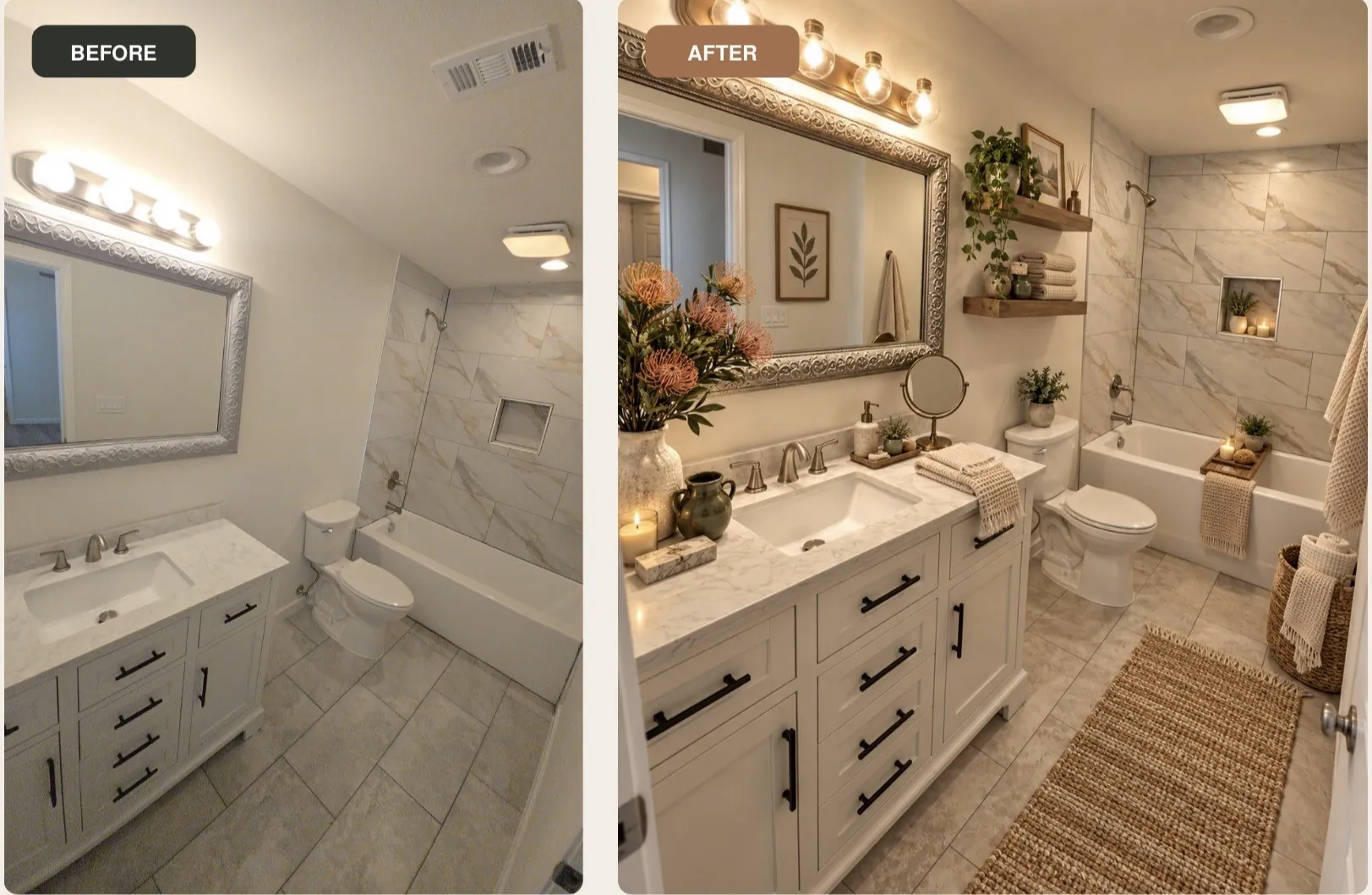 Includes AI-generated virtual staging (before and after) to help you visualize the home's full potential.