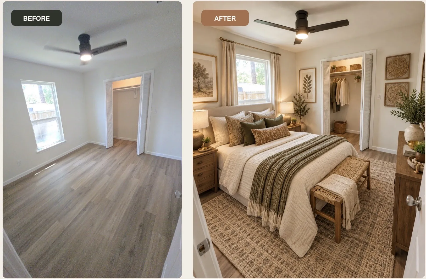Includes AI-generated virtual staging (before and after) to help you visualize the home's full potential.