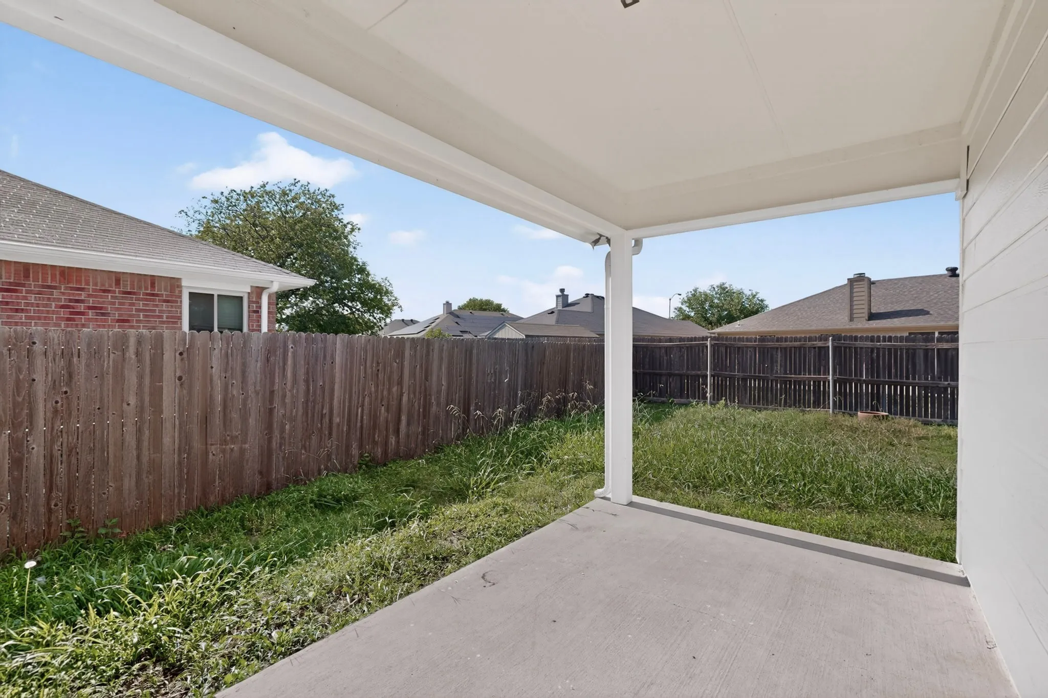 Cover Back Patio to Enjoy