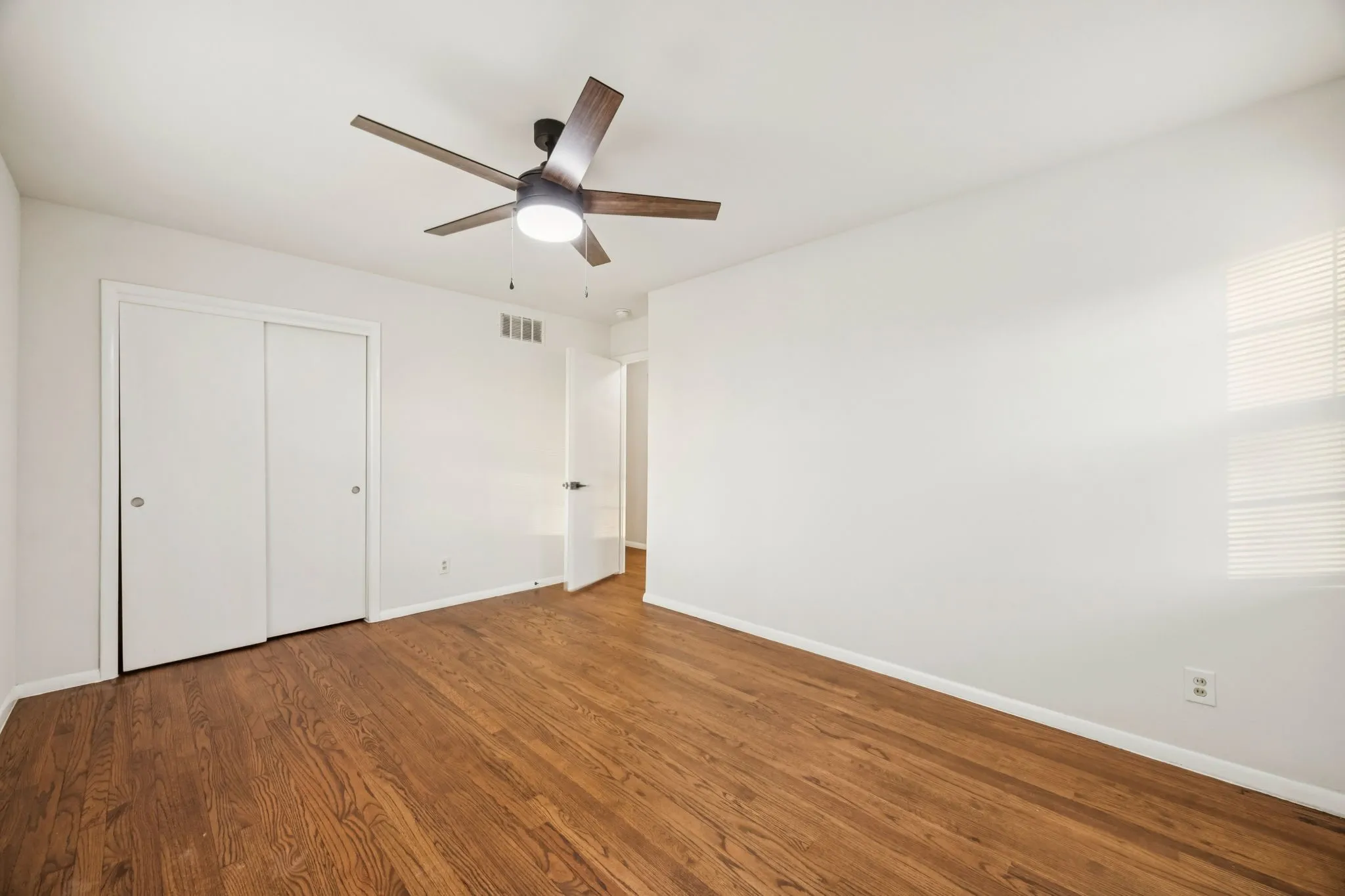 One of two large secondary bedrooms with great sized closets and tons of natural light