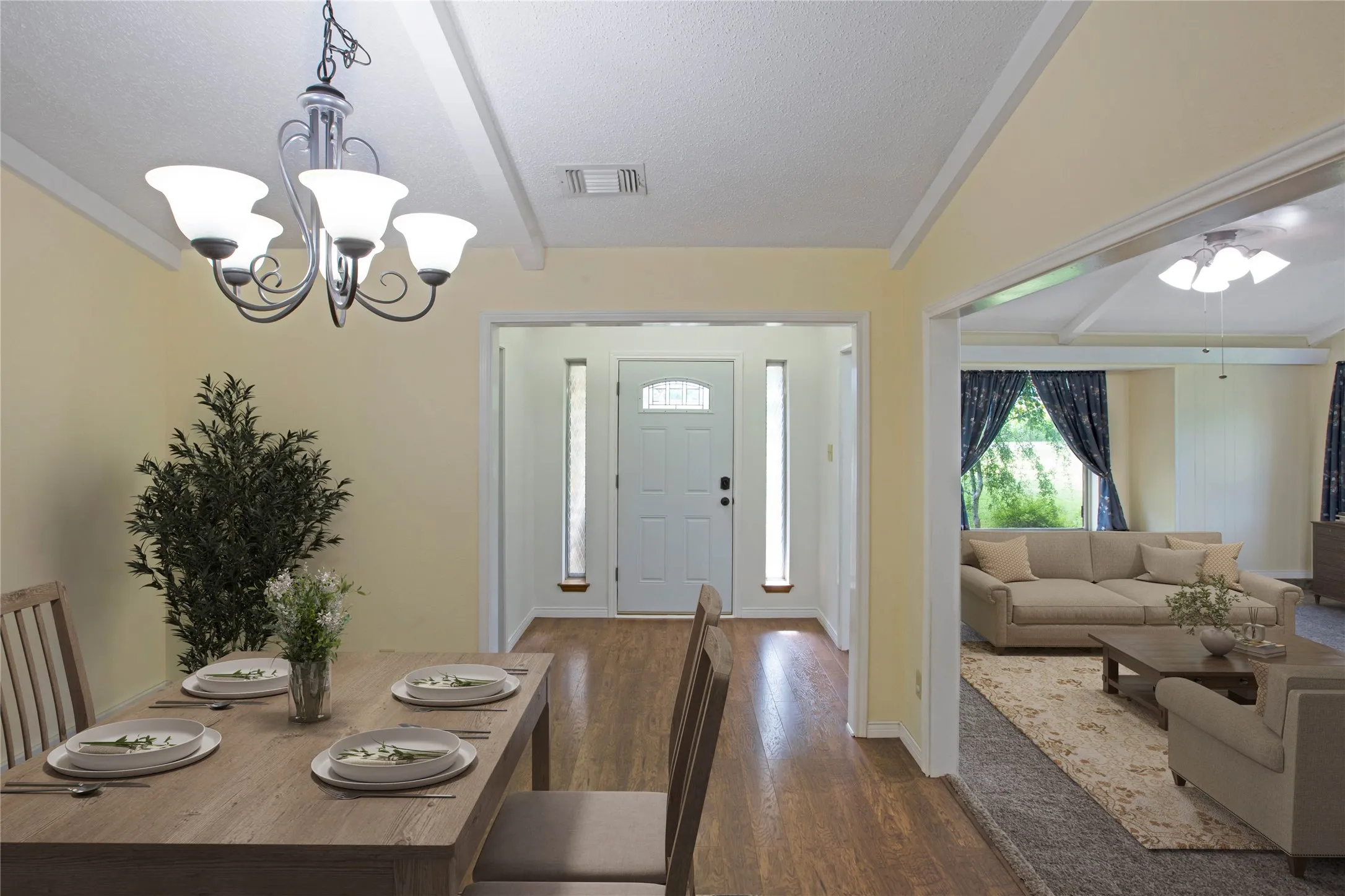 View#1 Dining Rm (Virtually Furnished)