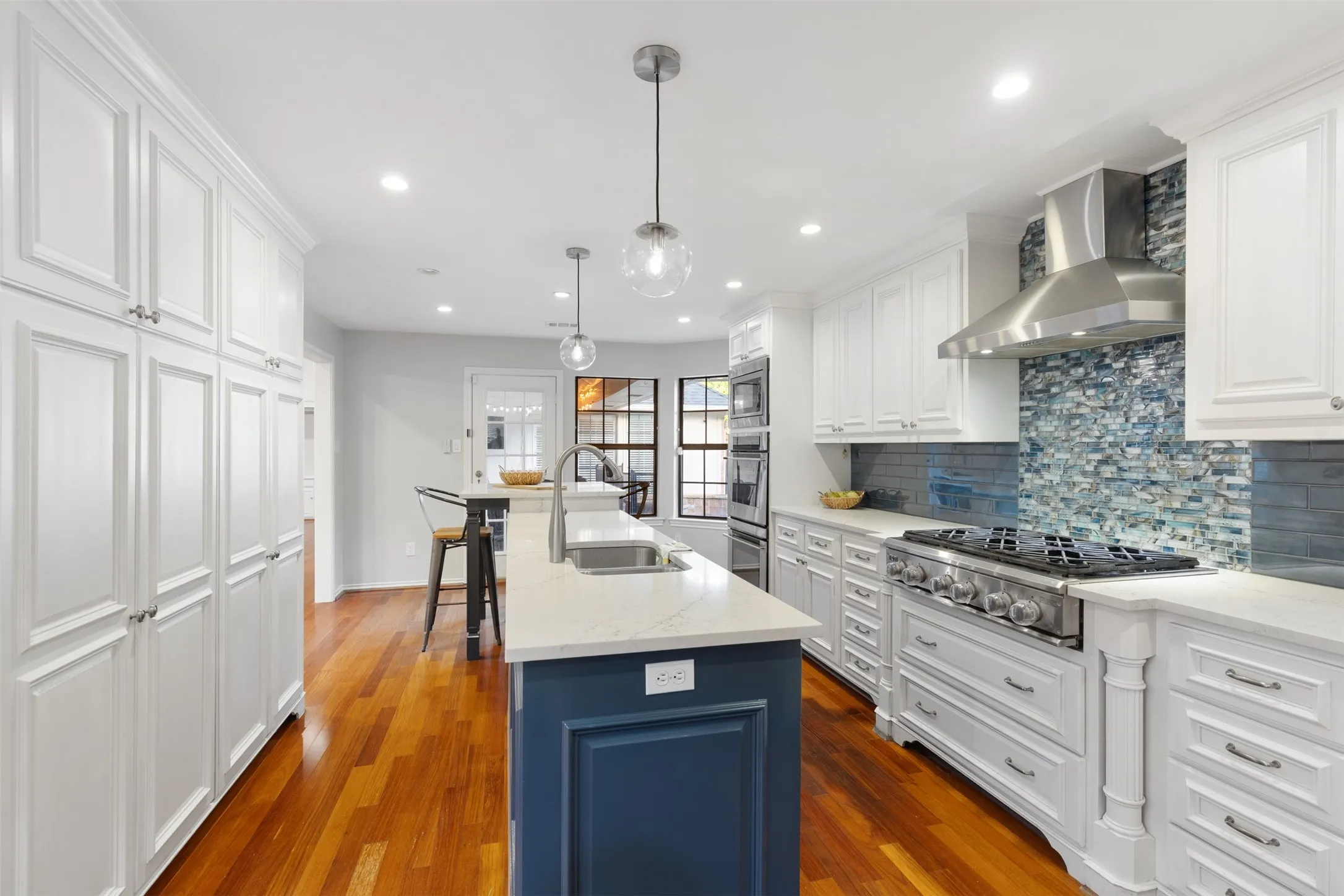 Wide view of kitchen