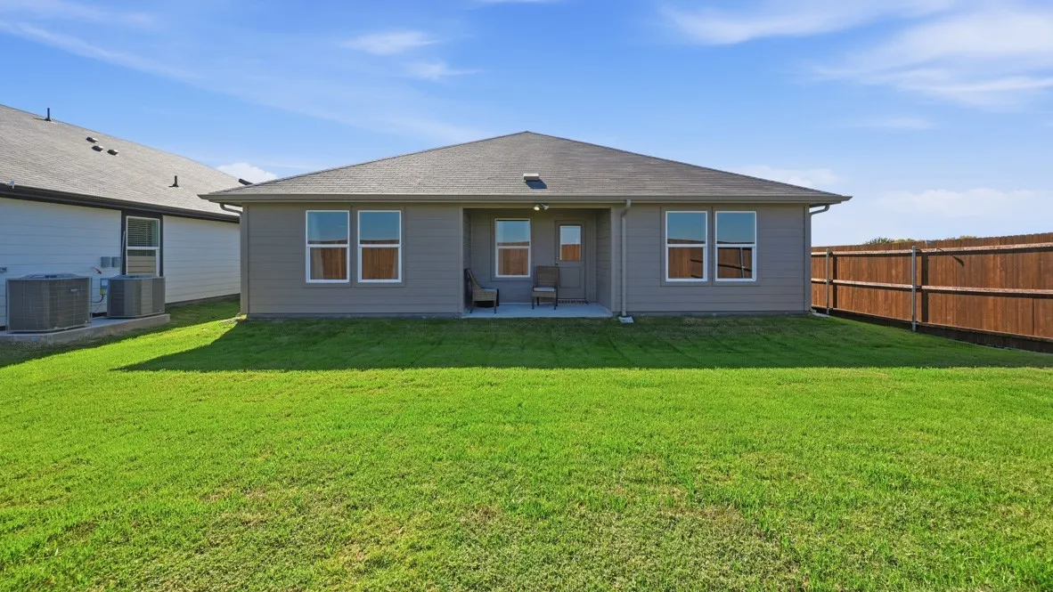 Rear Elevation -
All Home and community information, including pricing, included features, terms, availability and amenities, are subject to change at any time without notice or obligation. All Drawings, pictures, photographs, video, square footages, floor plans, elevations, features, colors and sizes are approximate for illustration purposes only and will vary from the homes as built.
