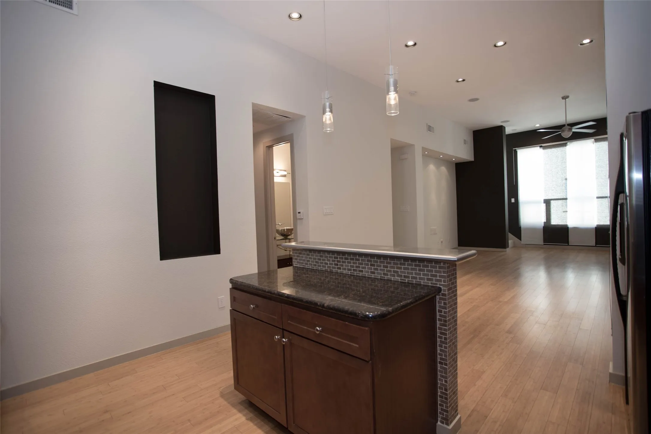 Half bathroom in living area