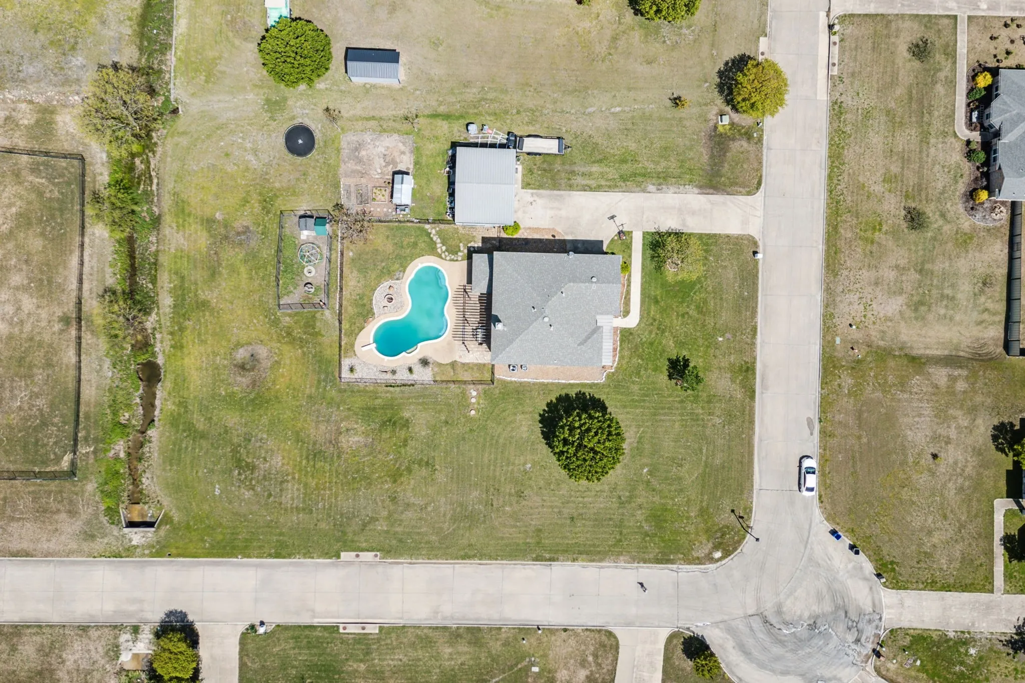 View of the whole 1 acre lot.