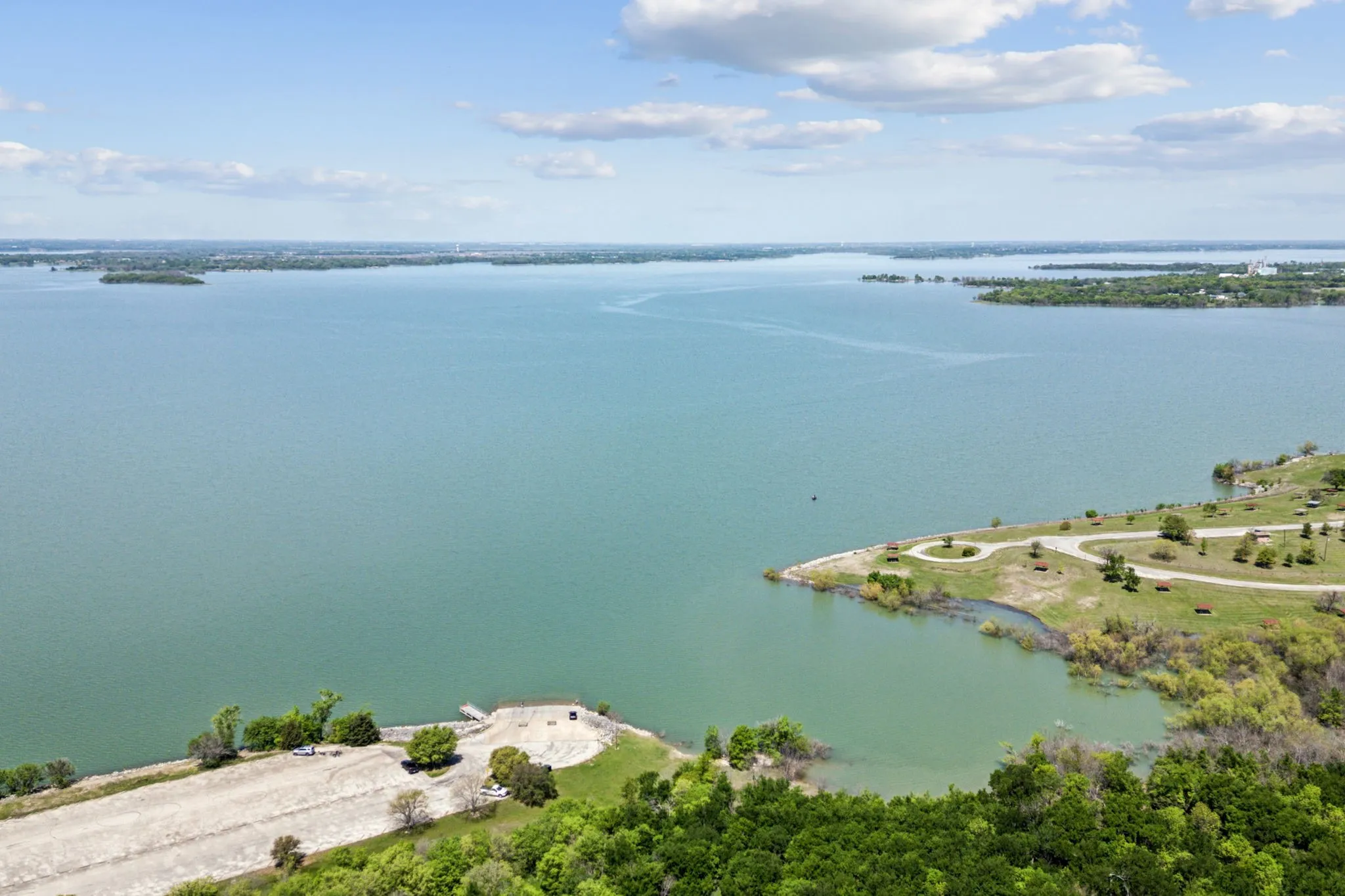 Lake Lavon! Just a 3 minute drive from 600 Lake Shadow!