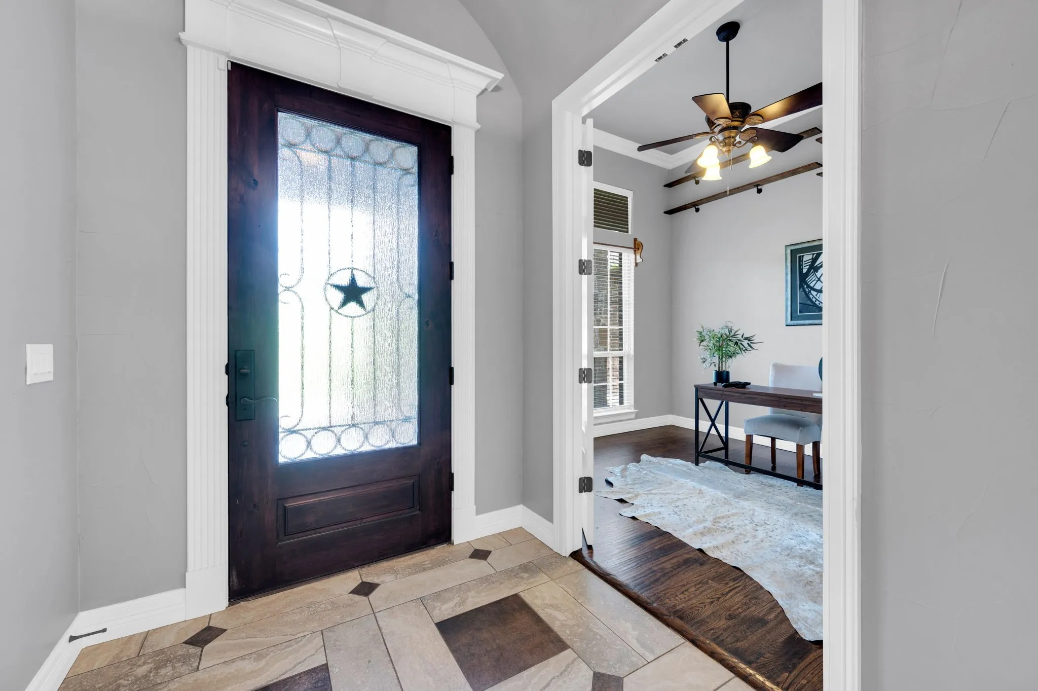 Office off front entry