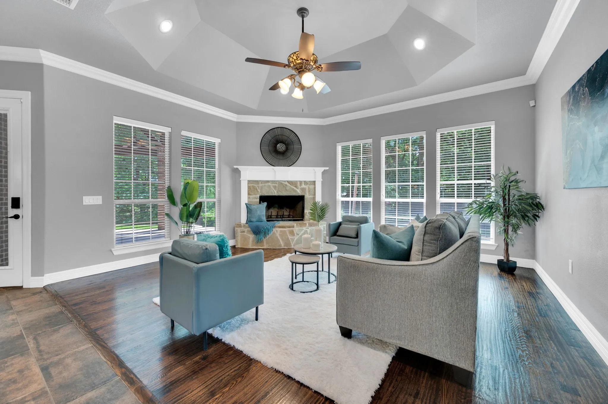 Tons of natural light throughout the home