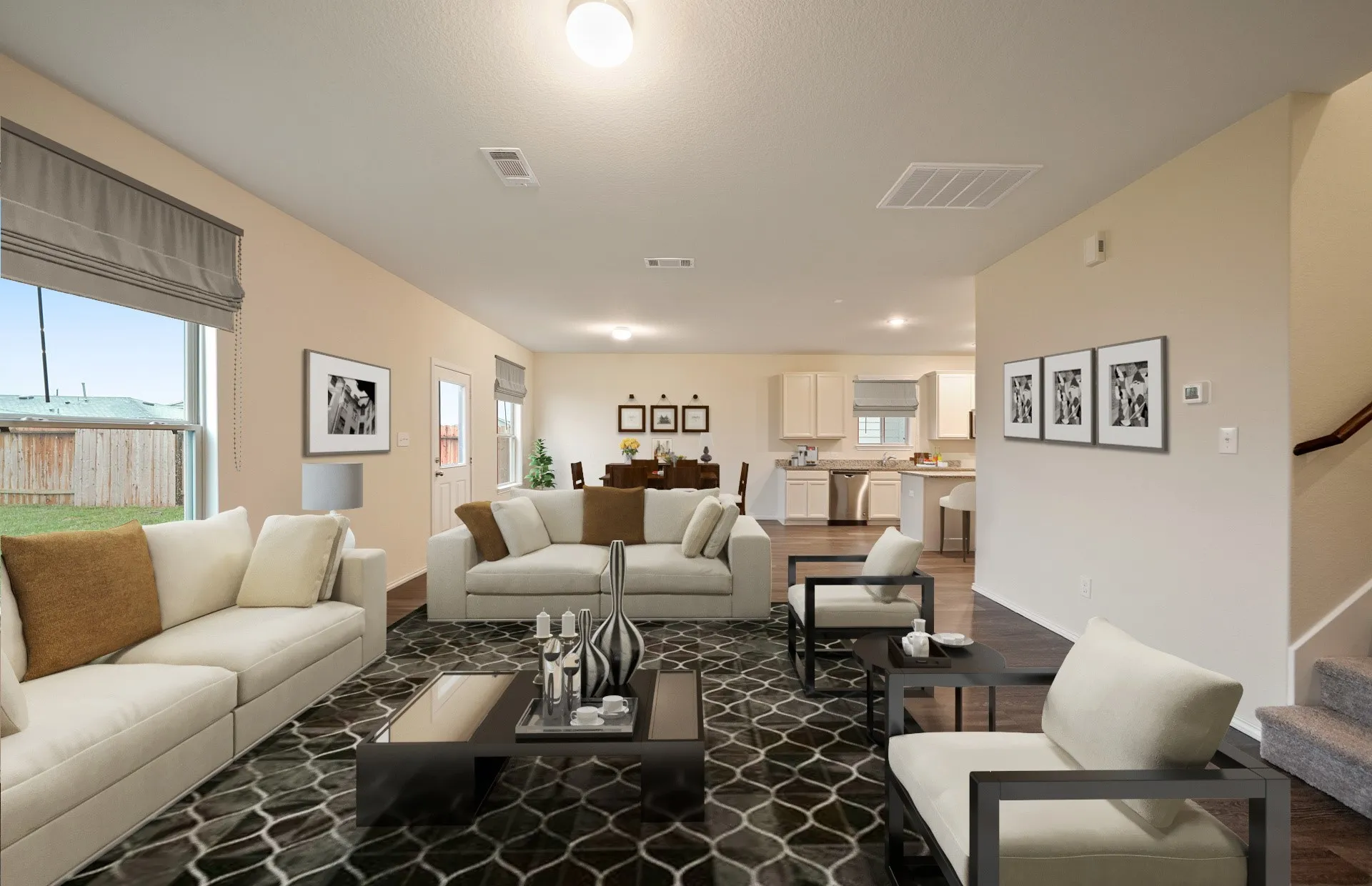 *Model Representation - Open concept throughout main living areas