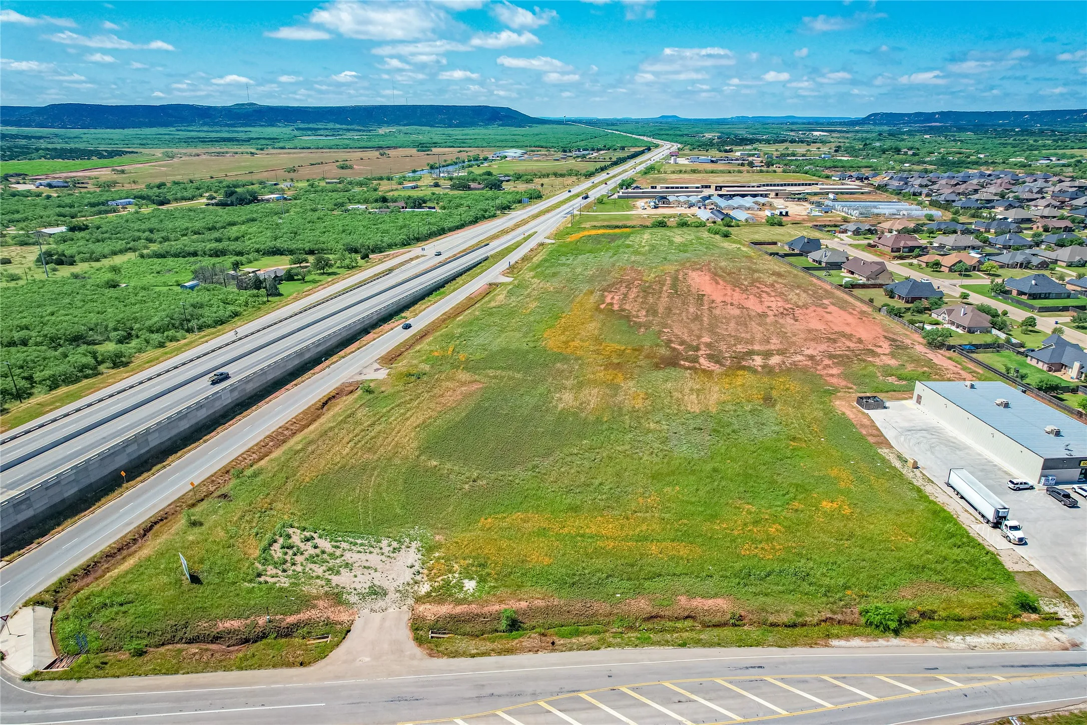 Anchor store exisiting neighboring the acreage offered.