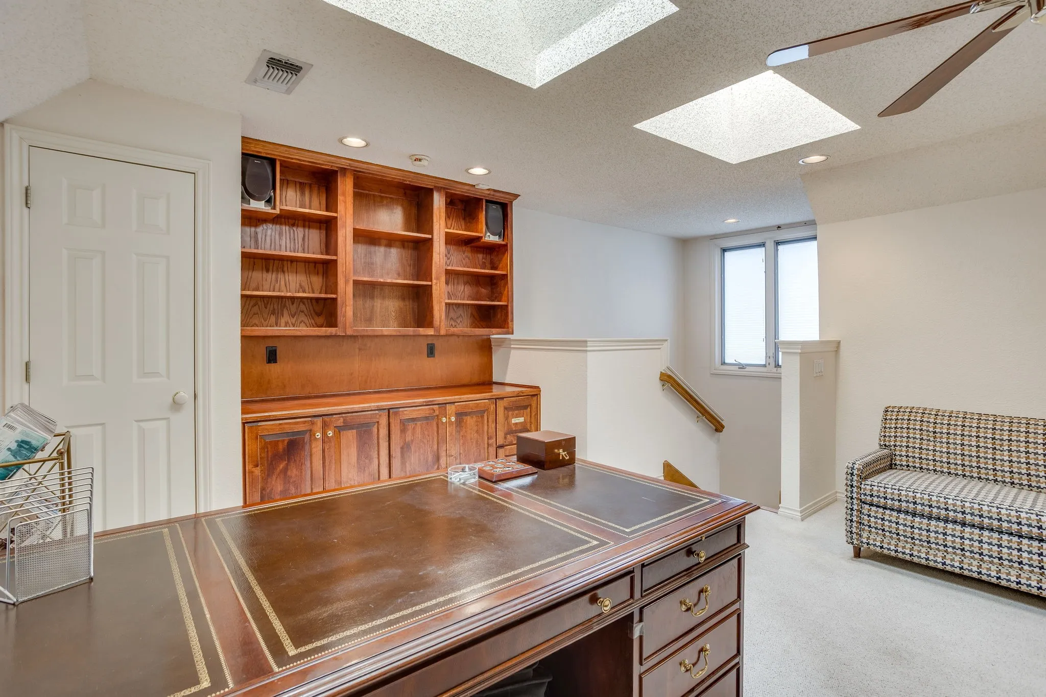 Upstairs Office with Private Staircase, Optional 5th Bedroom