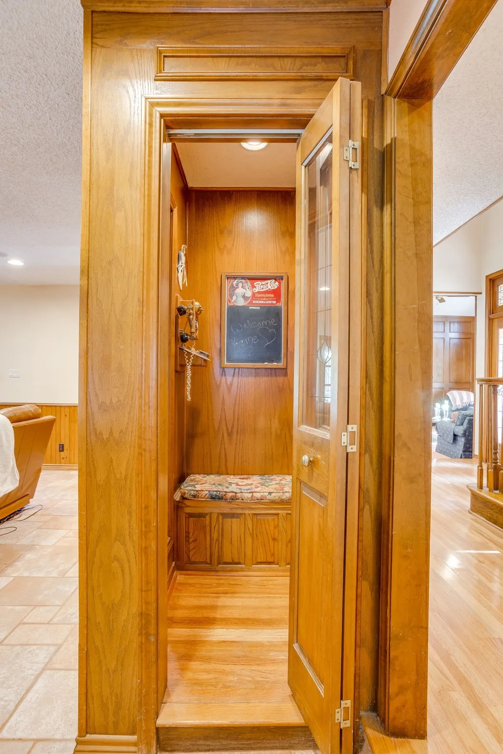 Telephone Booth near Wet Bar
