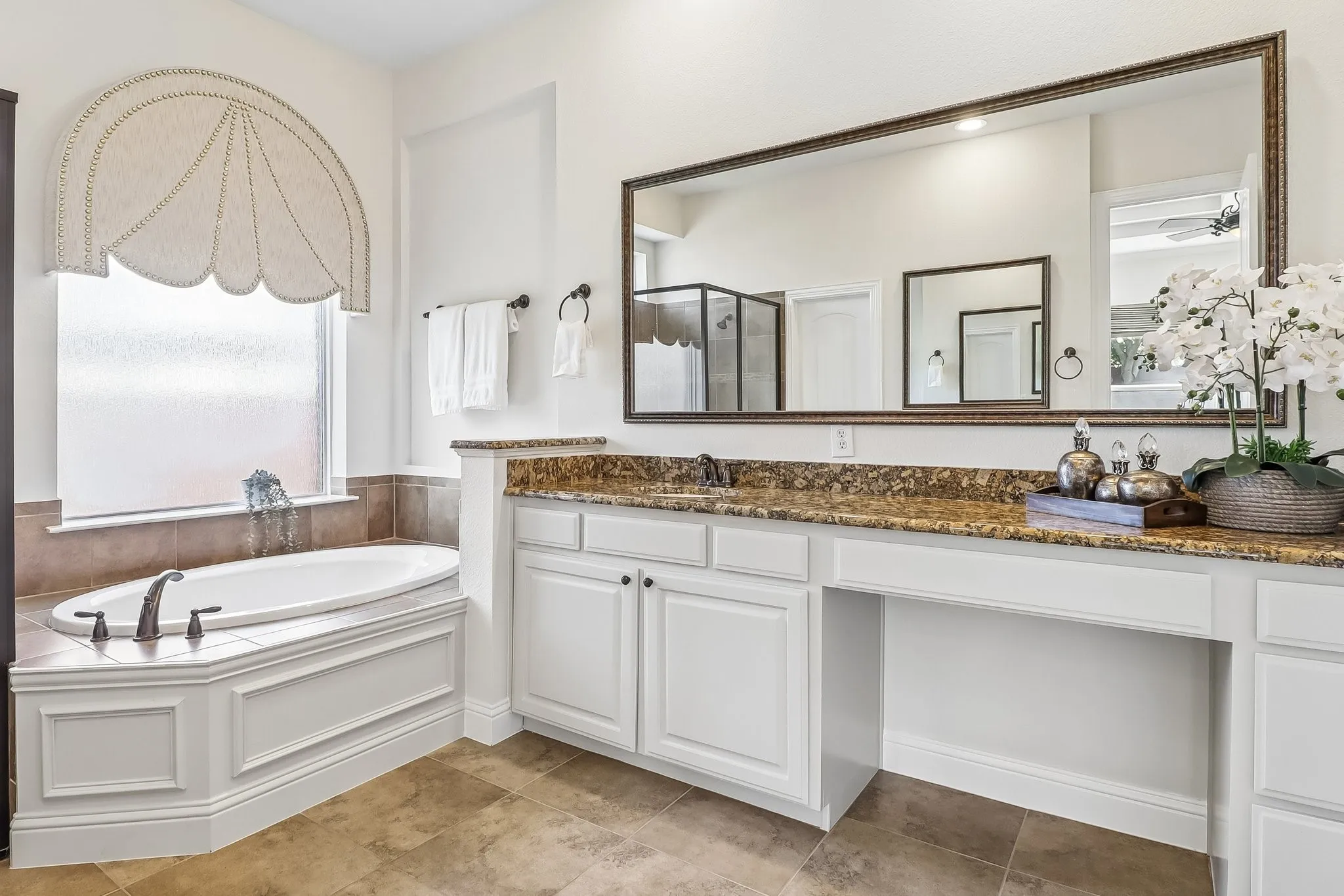 Primary Bathroom with Separate Vanities