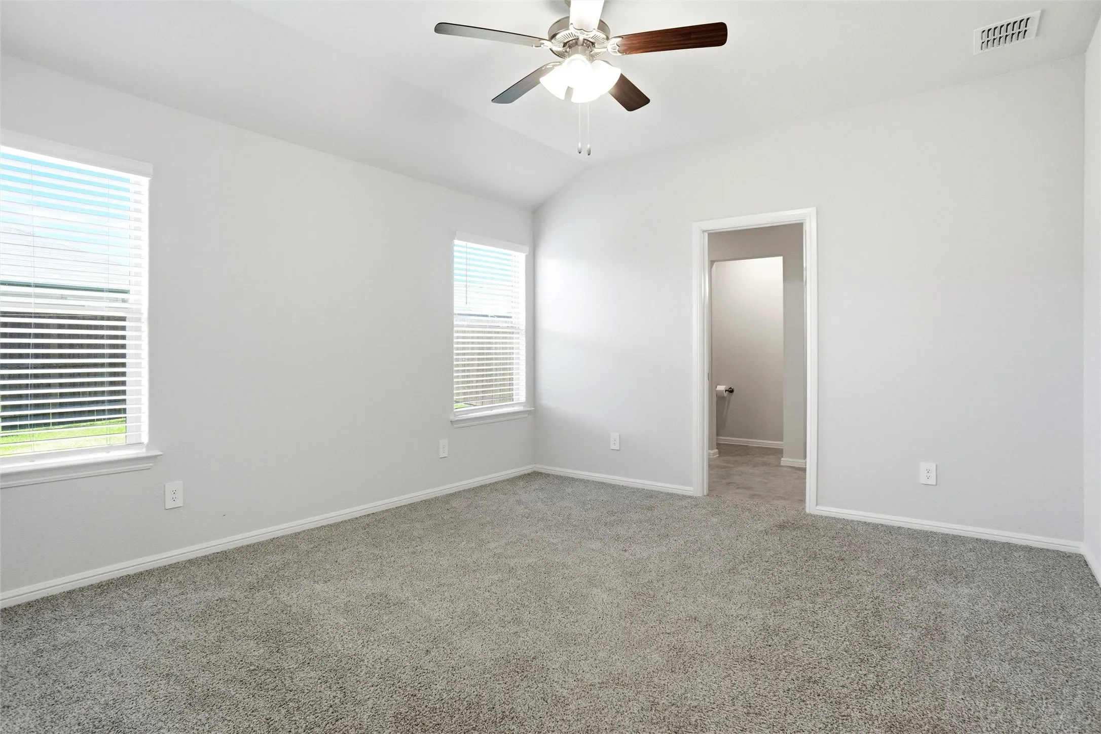 Carpeted Master Bedroom