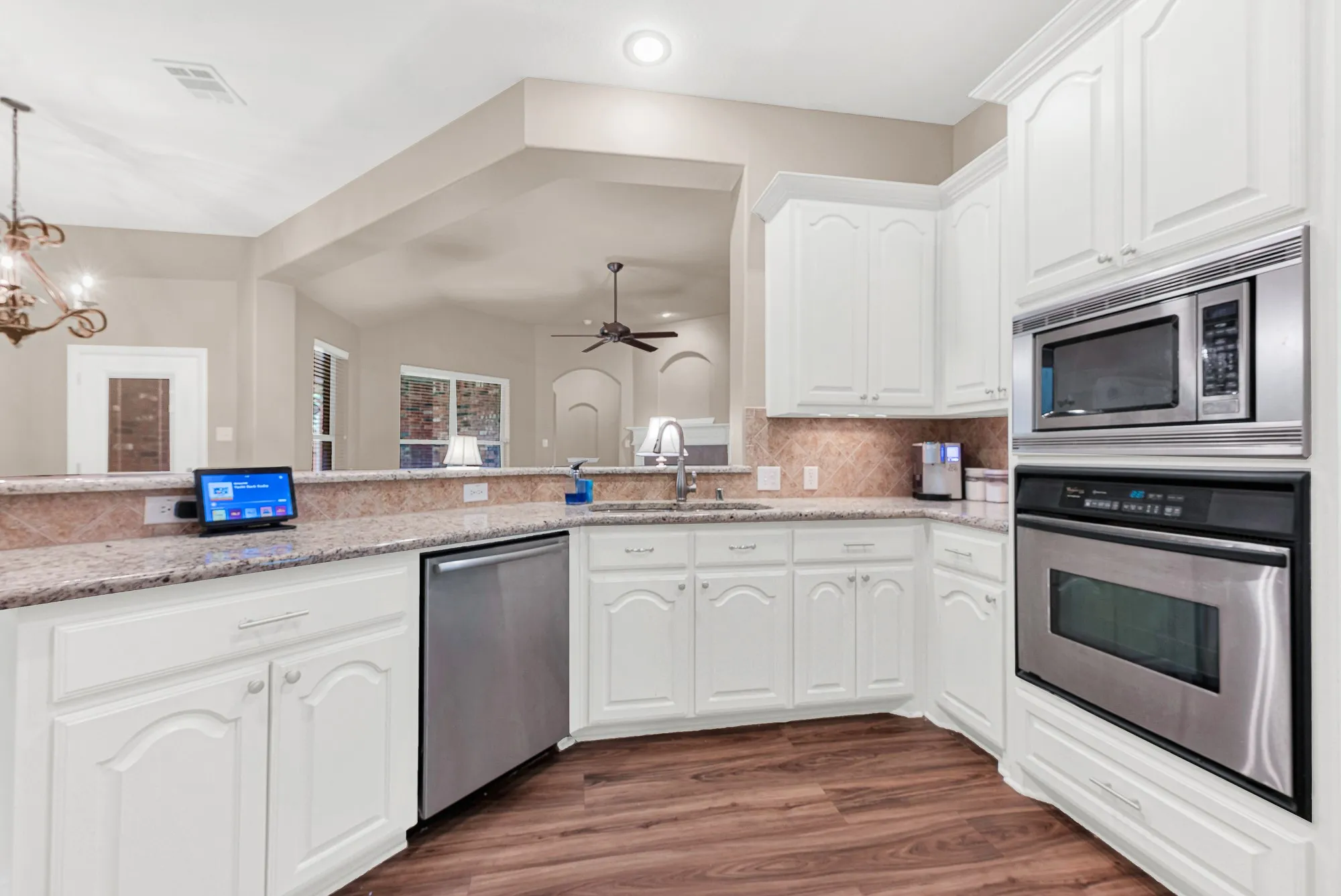 lots of storage in the kitchen