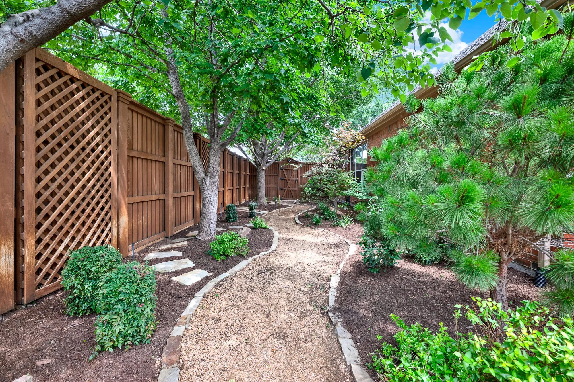 lovely backyard