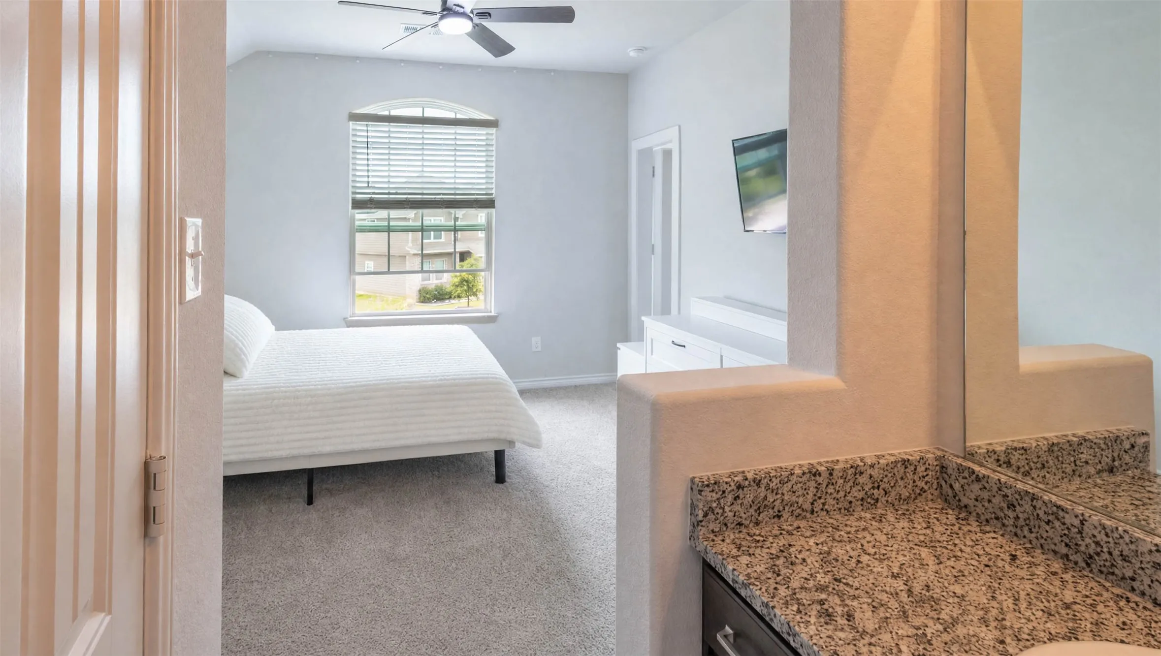 Jack n Jill Bedroom on the Right