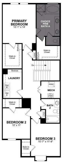 Beazer Homes Waterbend Princeton  Floorplan.