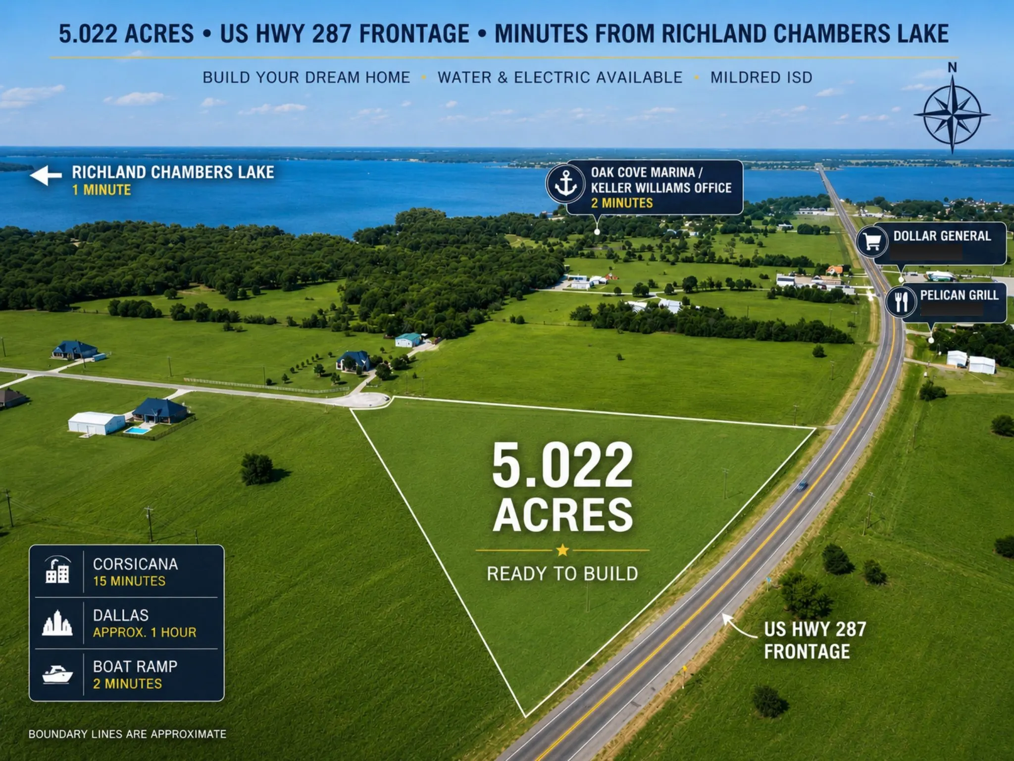 Unimproved Land For Sale in Navarro County , 5.022 Acres Lot 287 Private Rd 3178, Corsicana, Texas 75109, 0, 0, Garage spaces, 0 Sqft, built in 0, mls#21290766, Real Estate Agent in Corsicana, Homes For Sale in Navarro county, Homes For Sale in Corsicana, Realtor in Corsicana Texas, Real Estate Brokerage Independent Realty Texas, Luminita Cordes Realtor