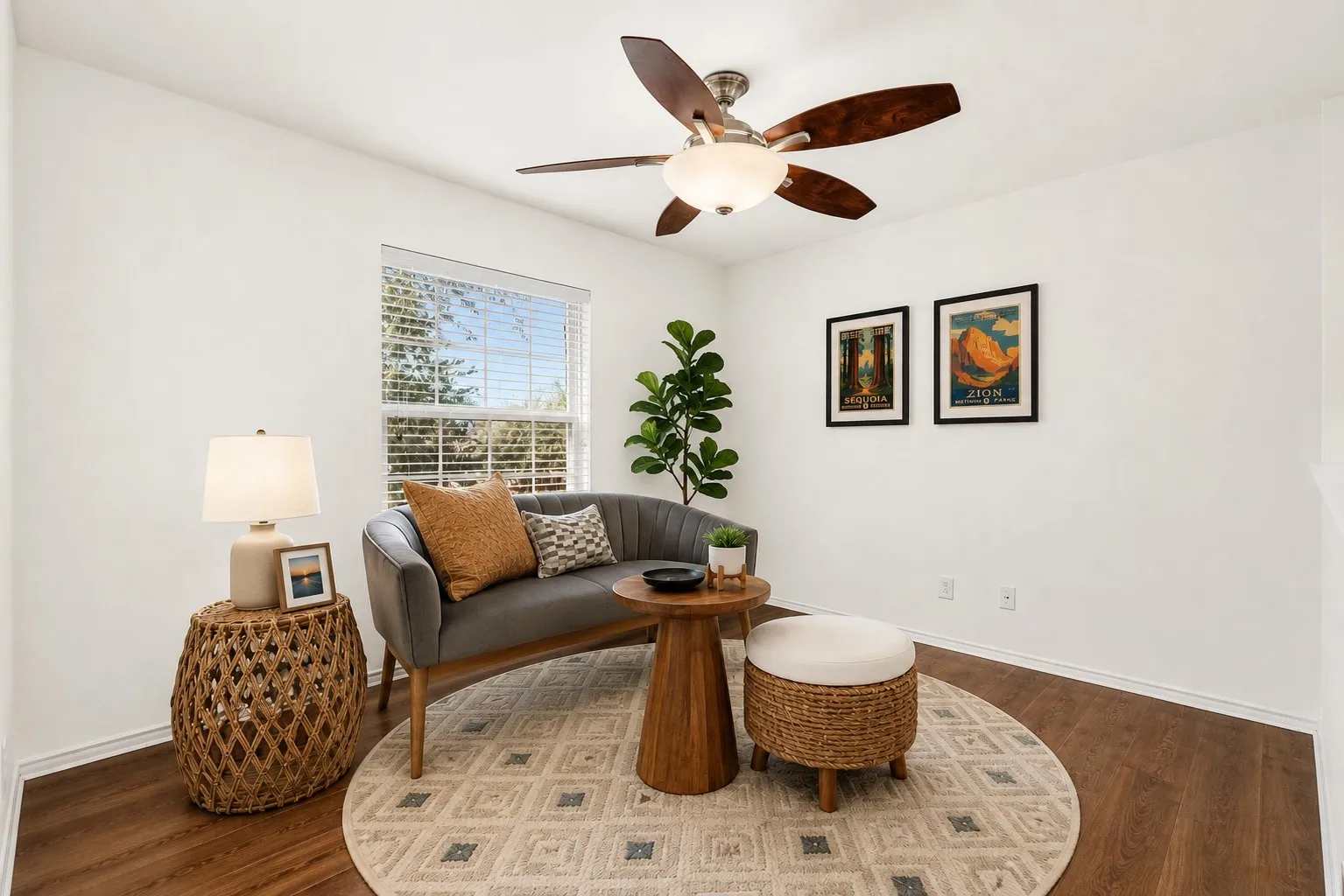 This room has been virtually staged