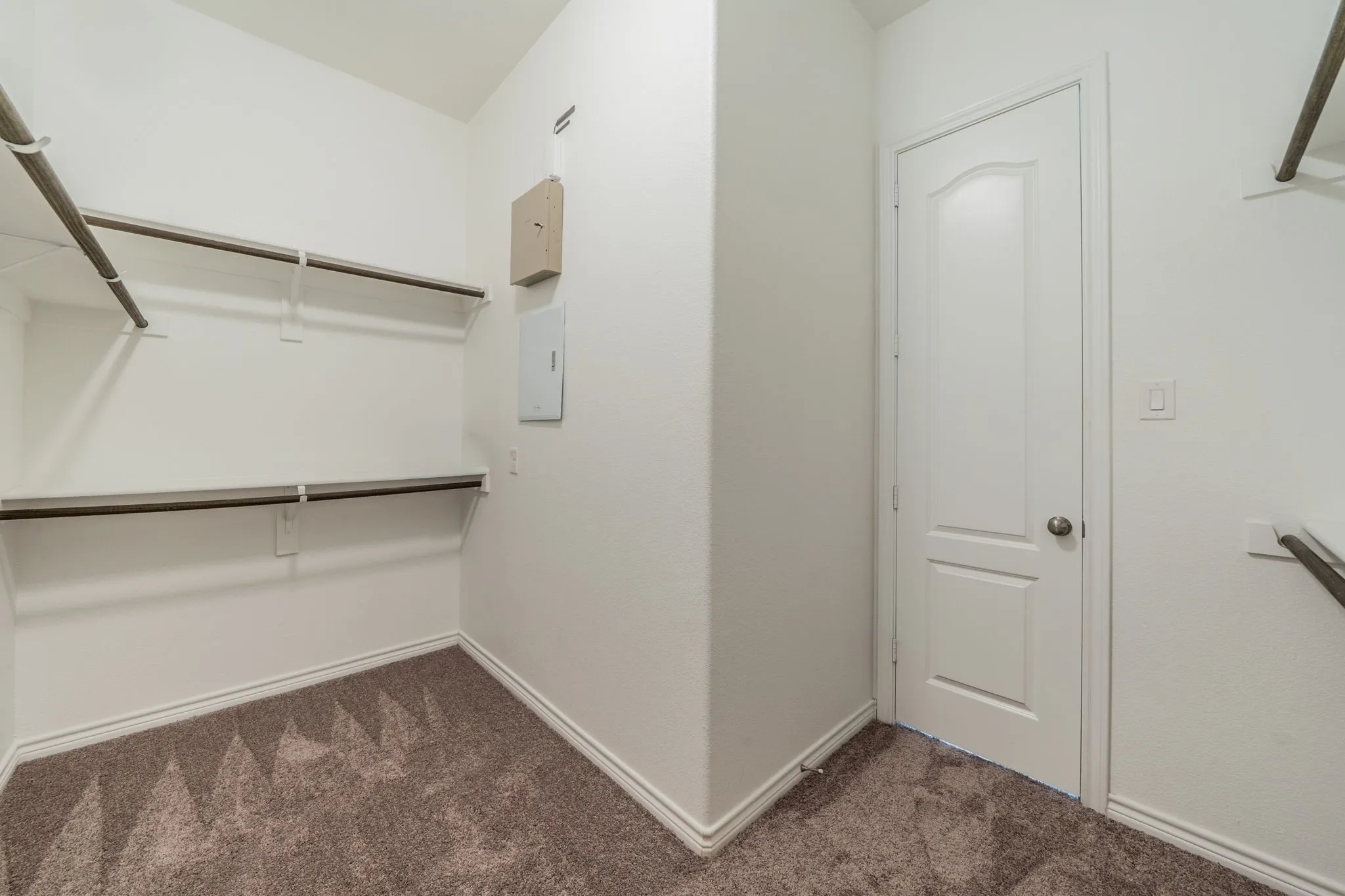 Spacious primary suite closet