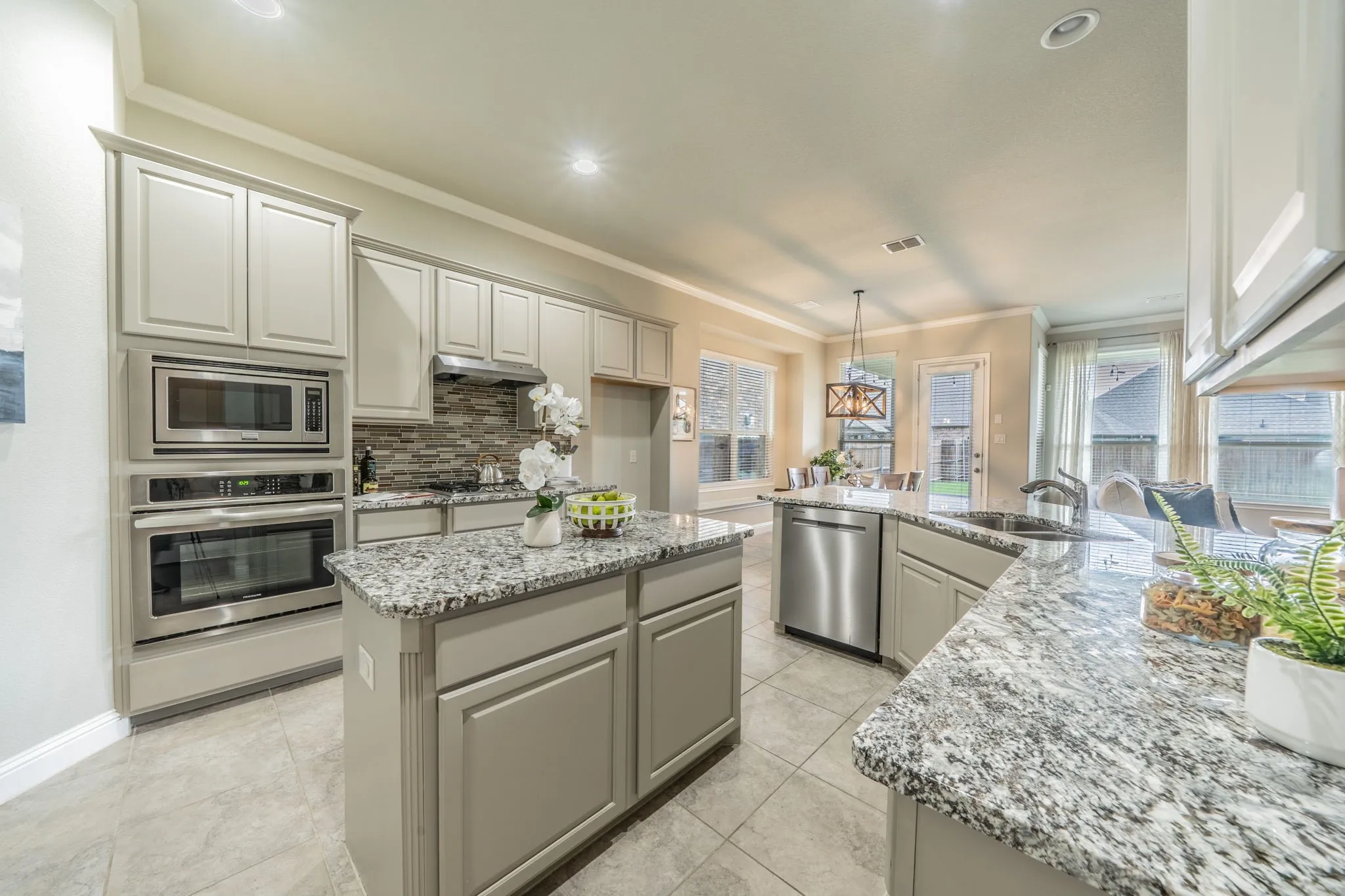 Ample cabinet and counter space make cooking and hosting a joy!