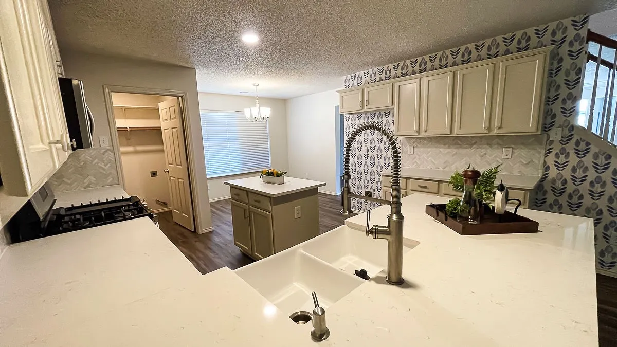 Another View of Kitchen and Breakfast Area