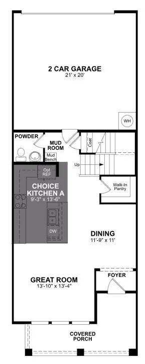 Beazer Homes Waterbend Harvard  Floorplan.