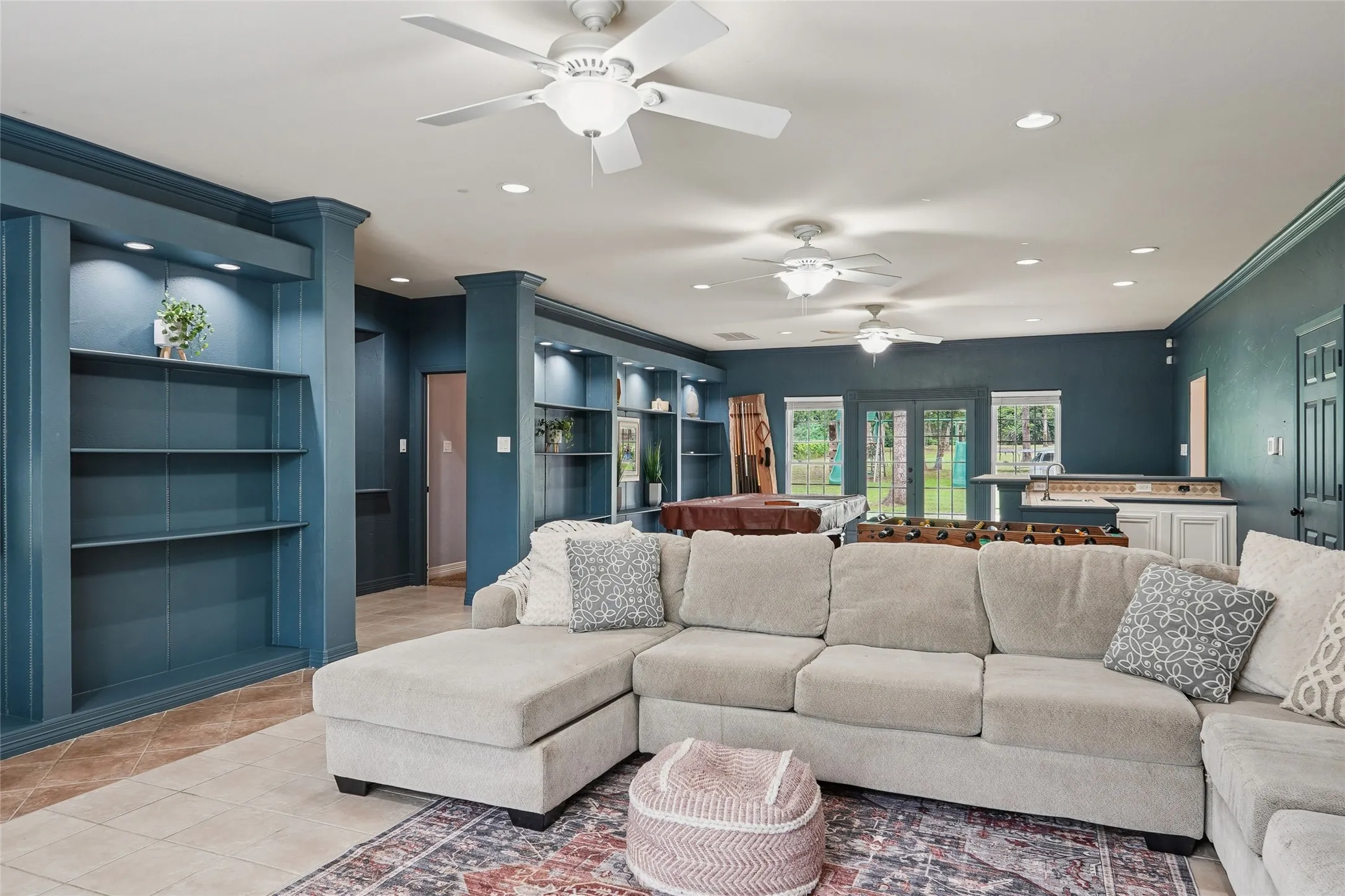 Downstairs 2nd living area