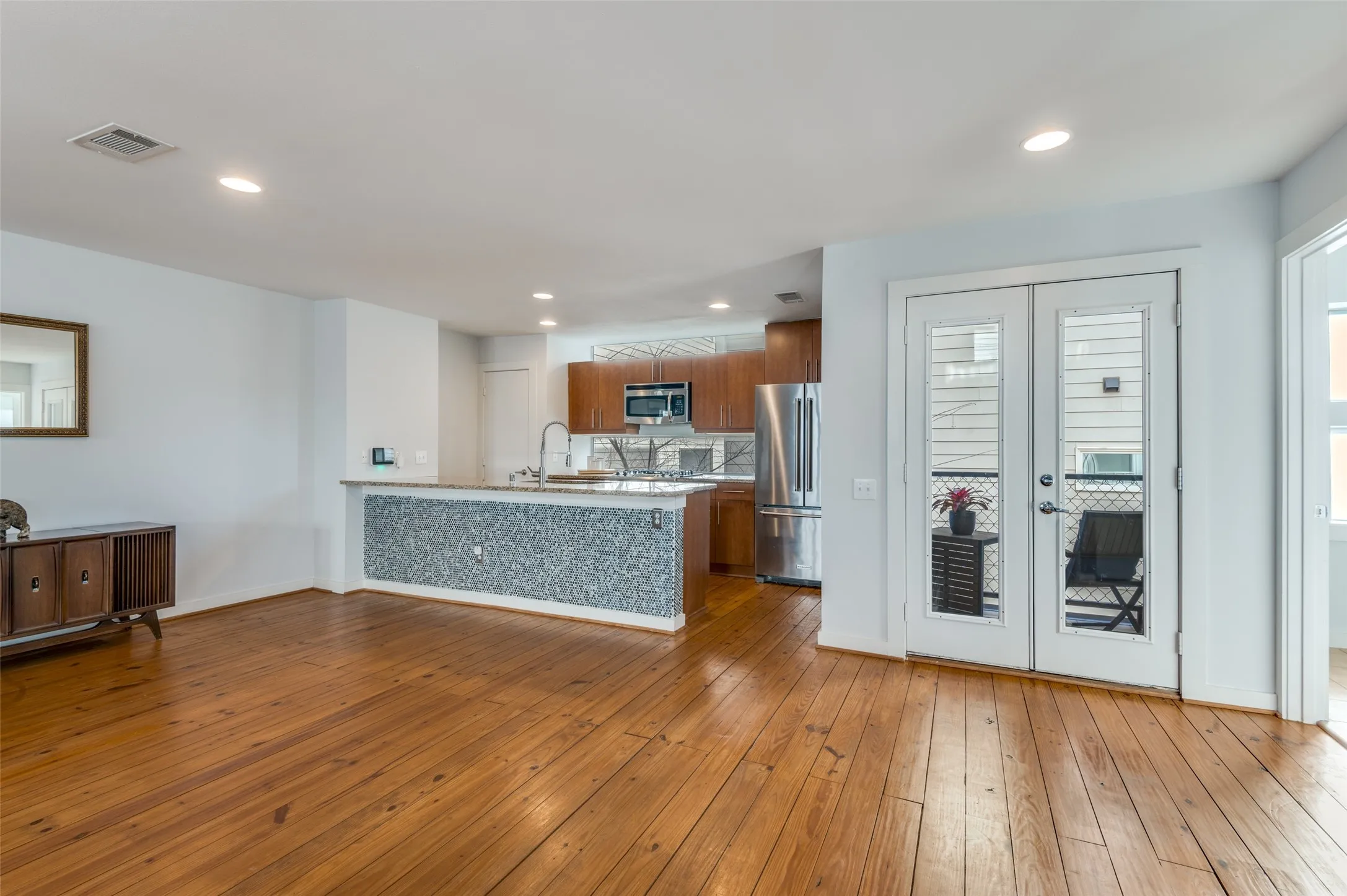 Open concept living and dining area ideal for everyday living and entertaining