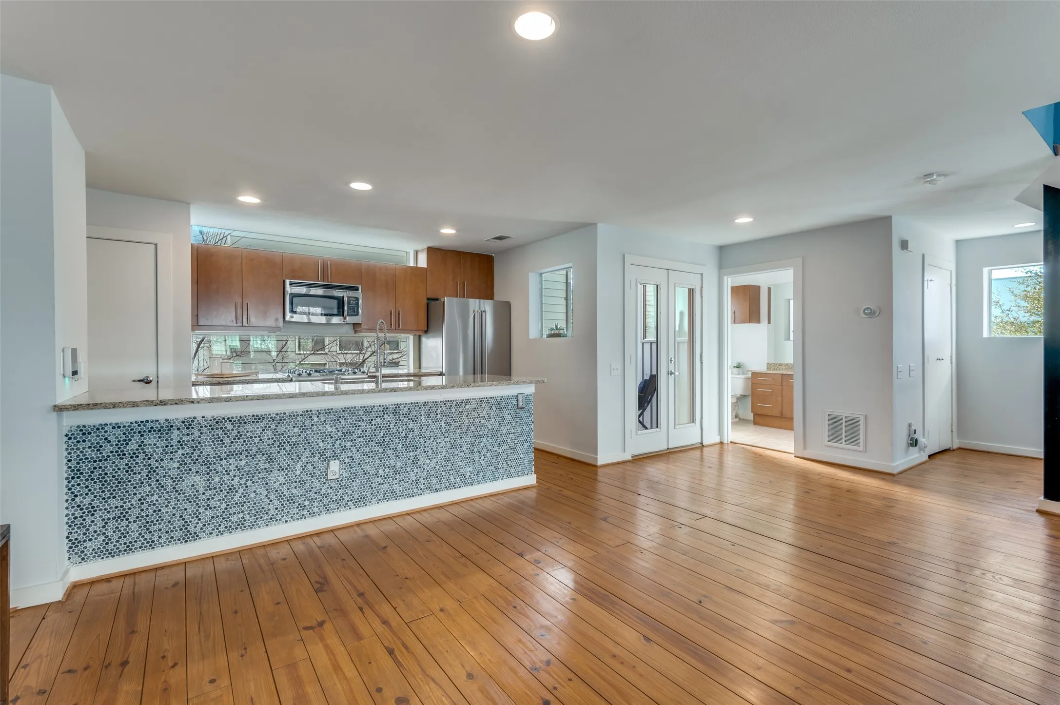 Open concept living and dining area ideal for everyday living and entertaining