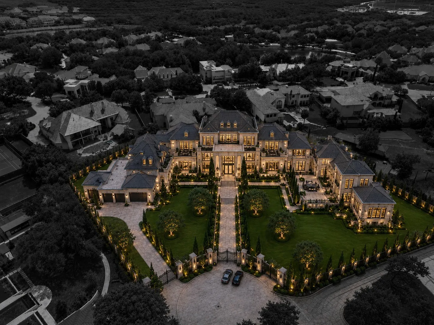 potential rendering of house that could be built on lot
