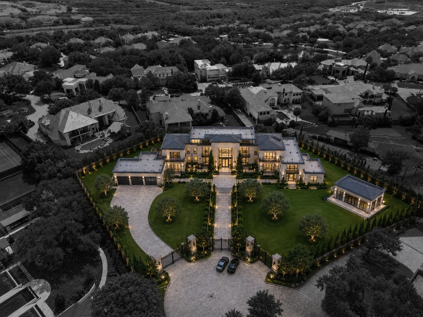 potential rendering of house that can be built on lot
