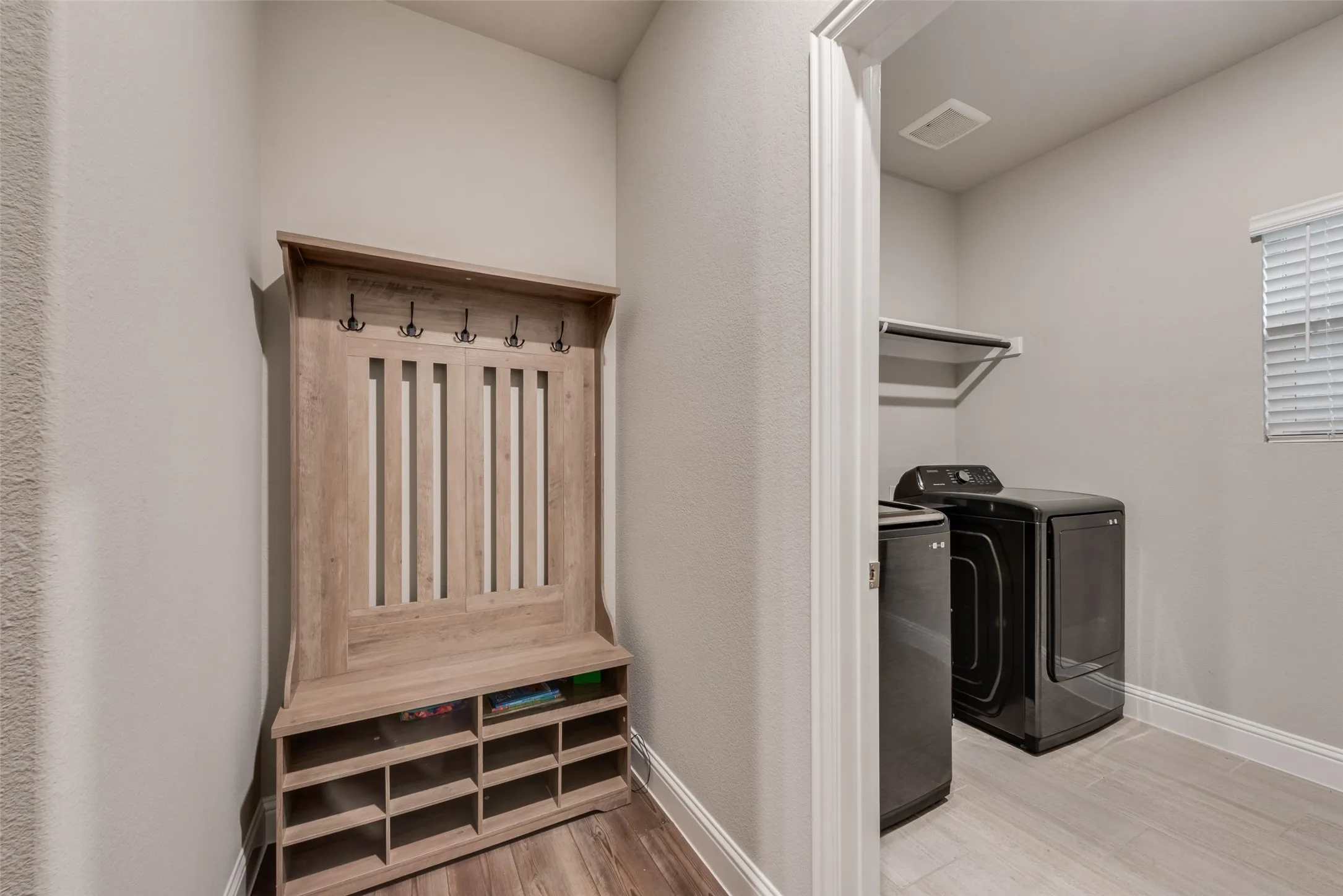 Mud room area and laundry