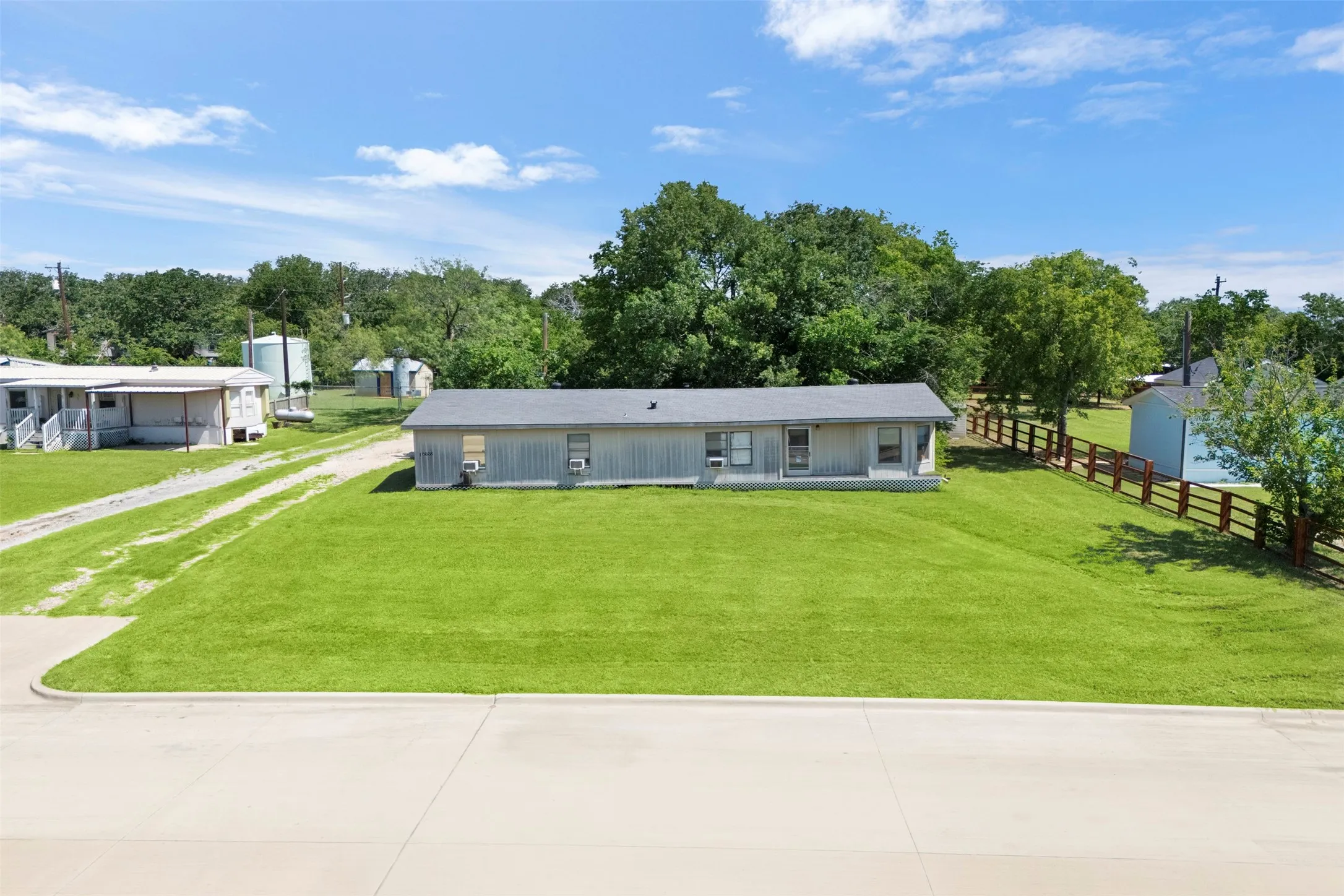 Approximately 100 feet of road frontage!