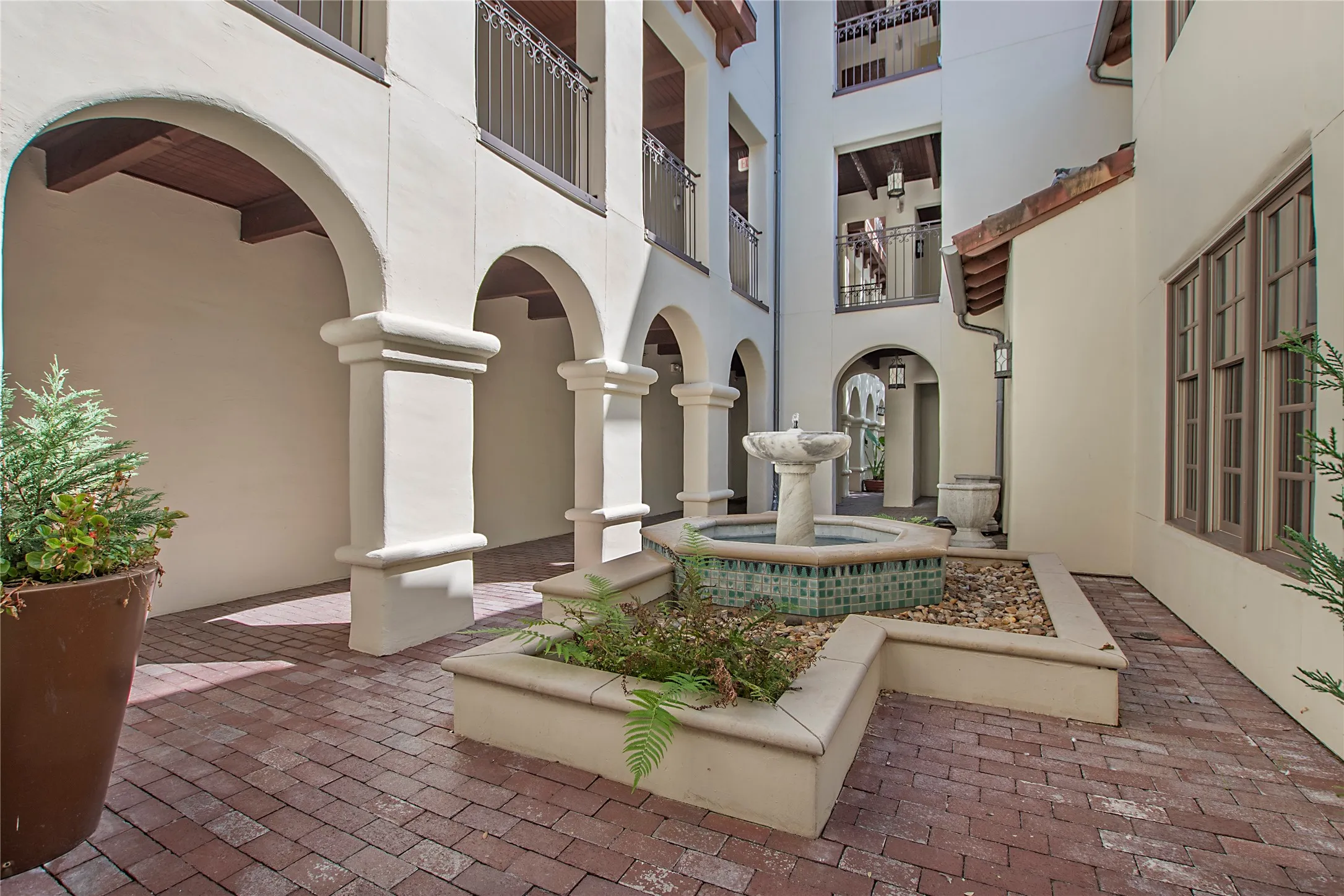 View of patio / terrace featuring a balcony