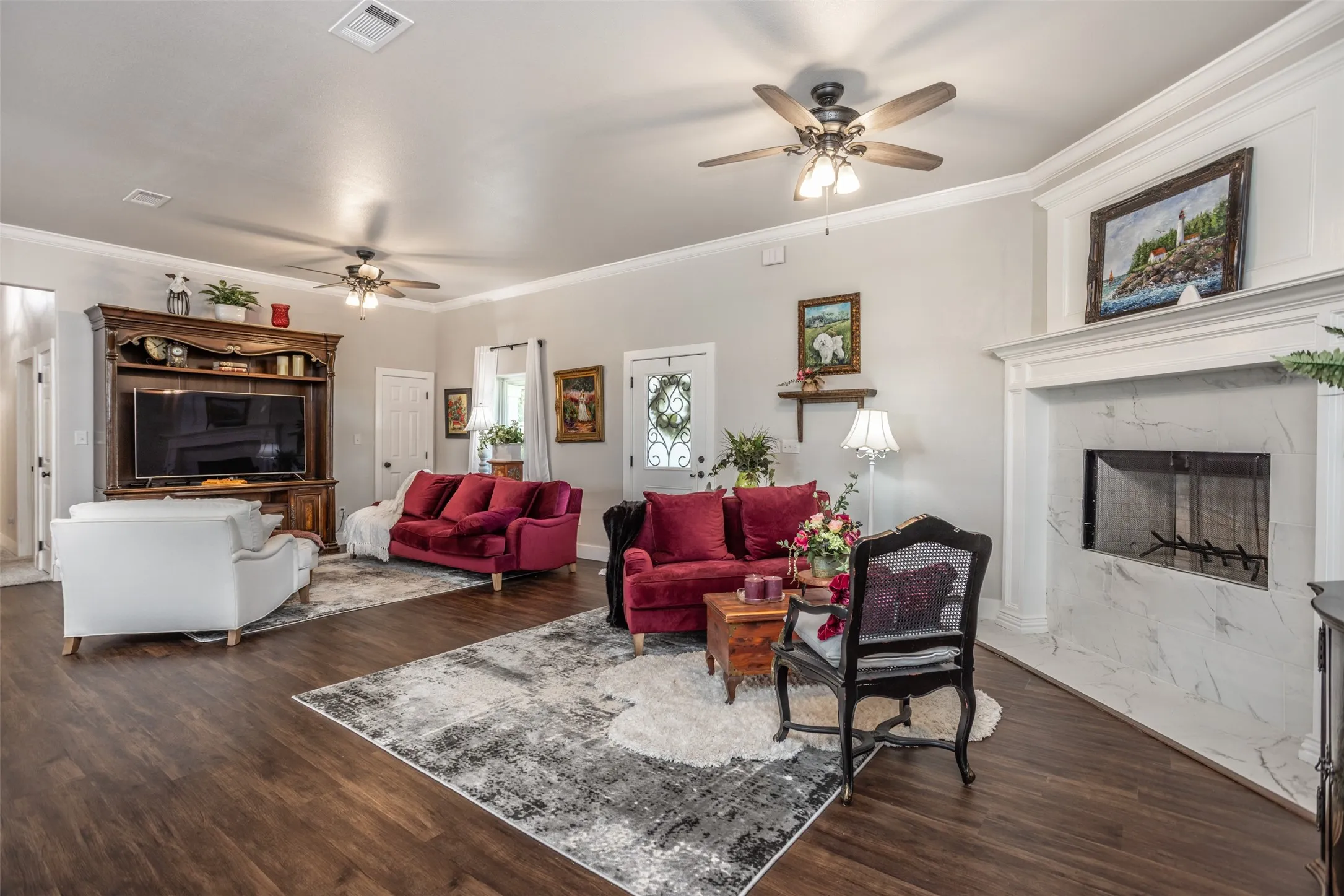 Cozy Corner Fireplace
