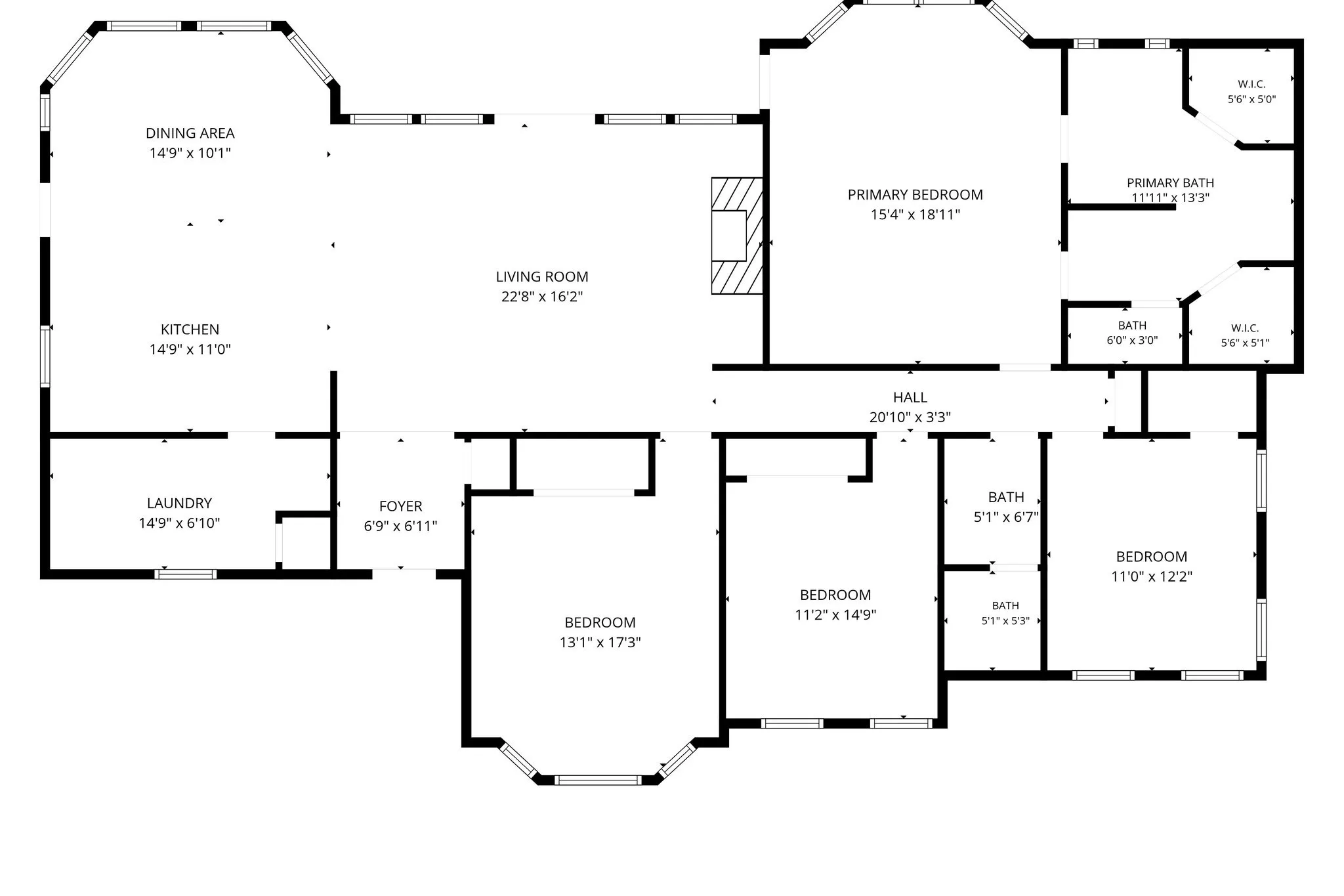 Floor plan for home.