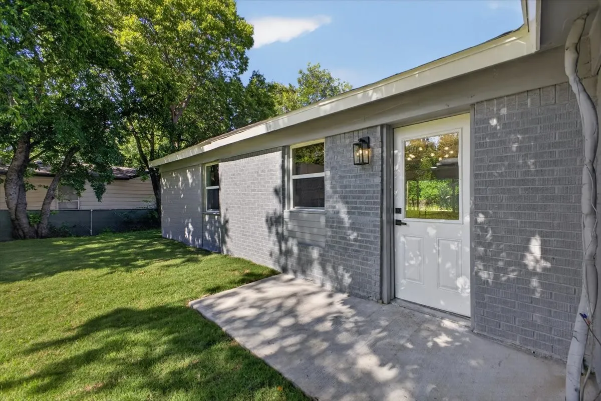 Rear of home