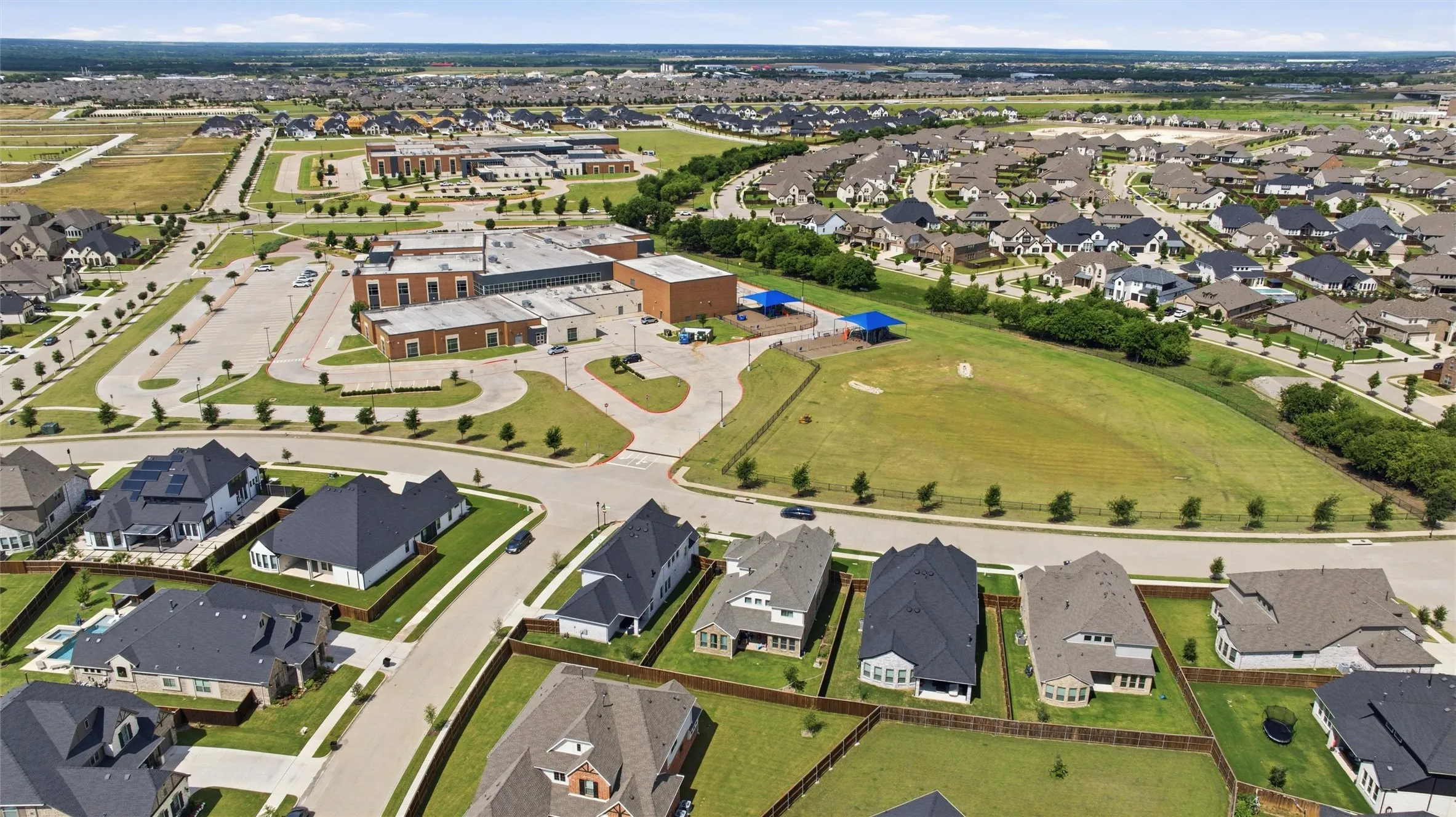 Elementary and Intermediate schools across street