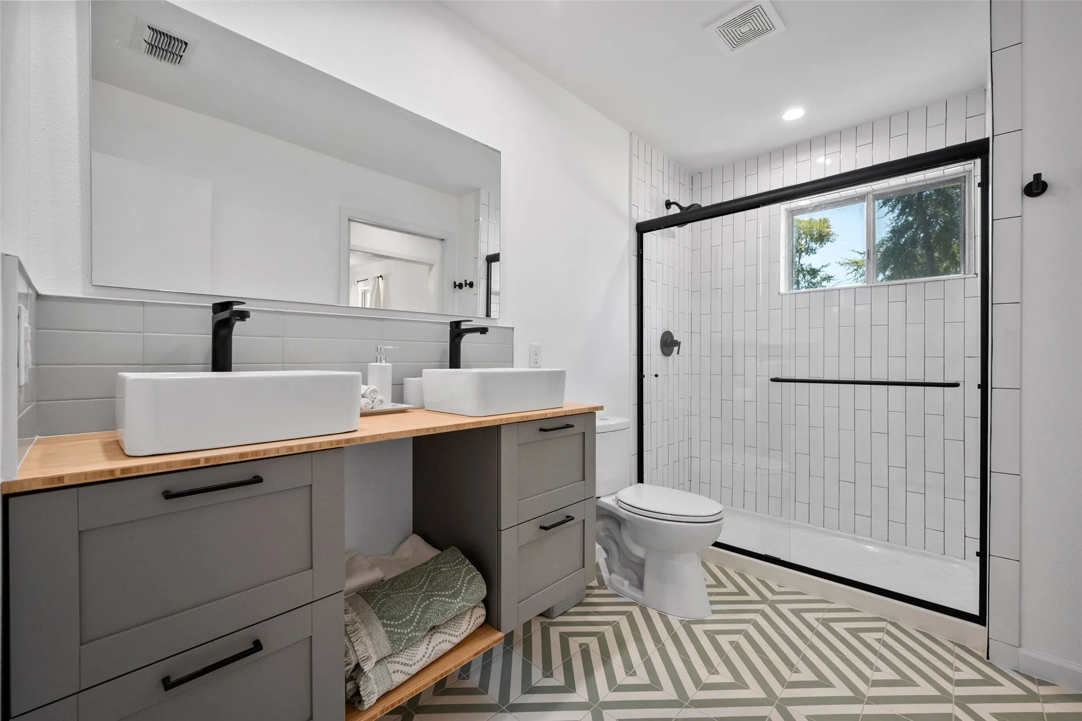 Master bathroom with shower