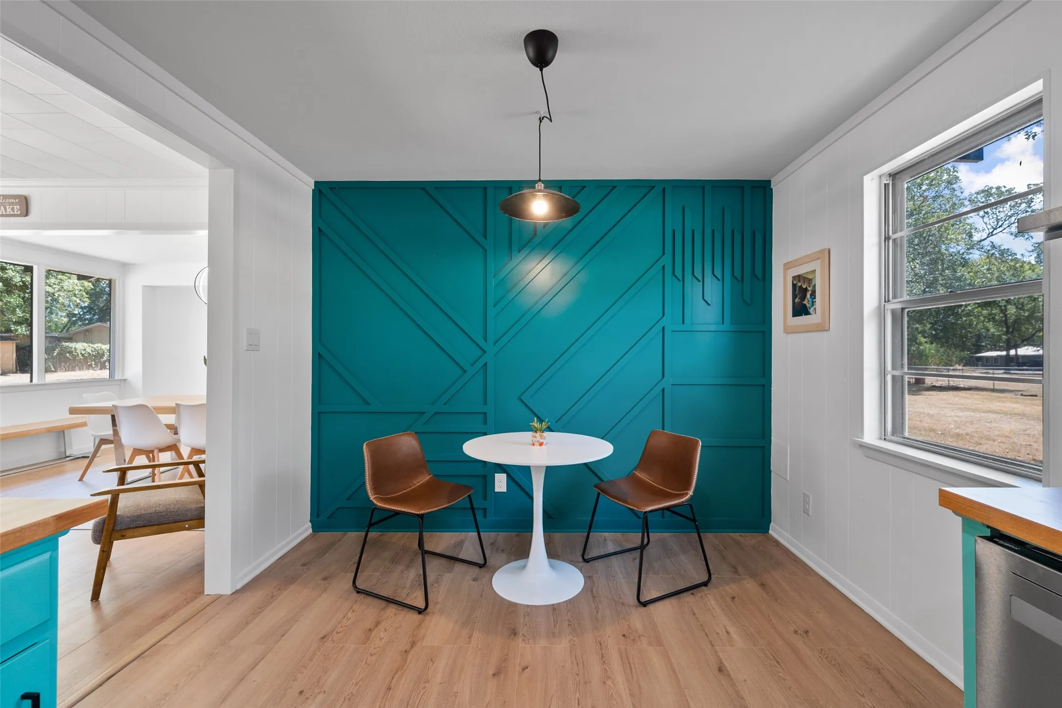 Breakfast area off the kitchen
