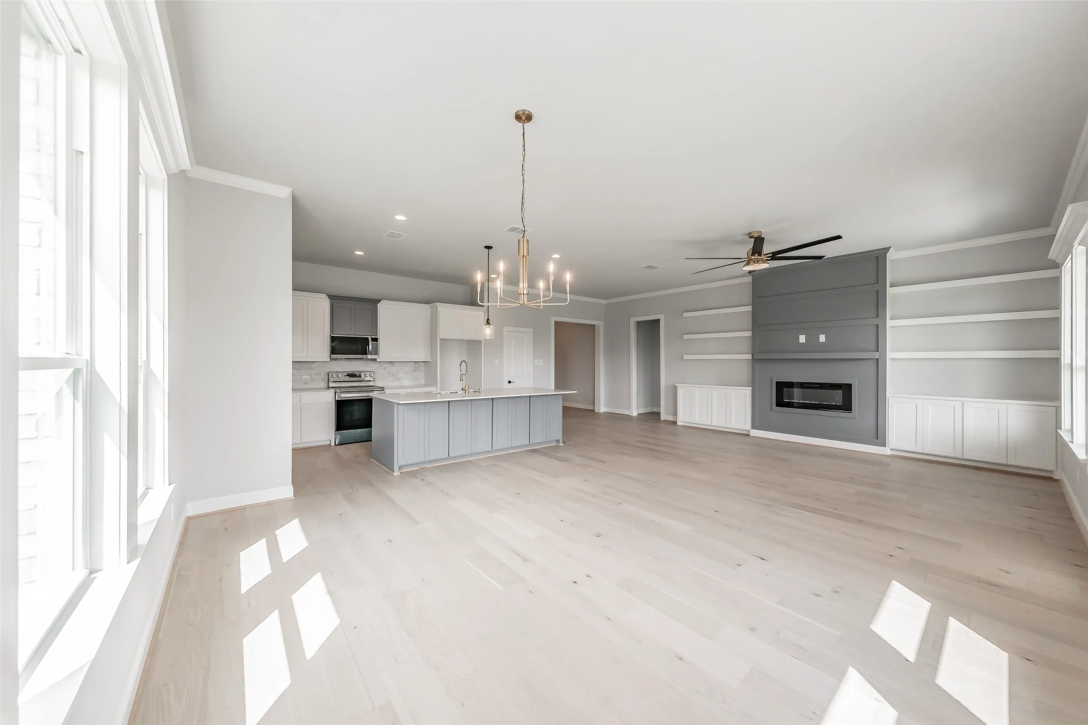 Tons of natural light pours into this home